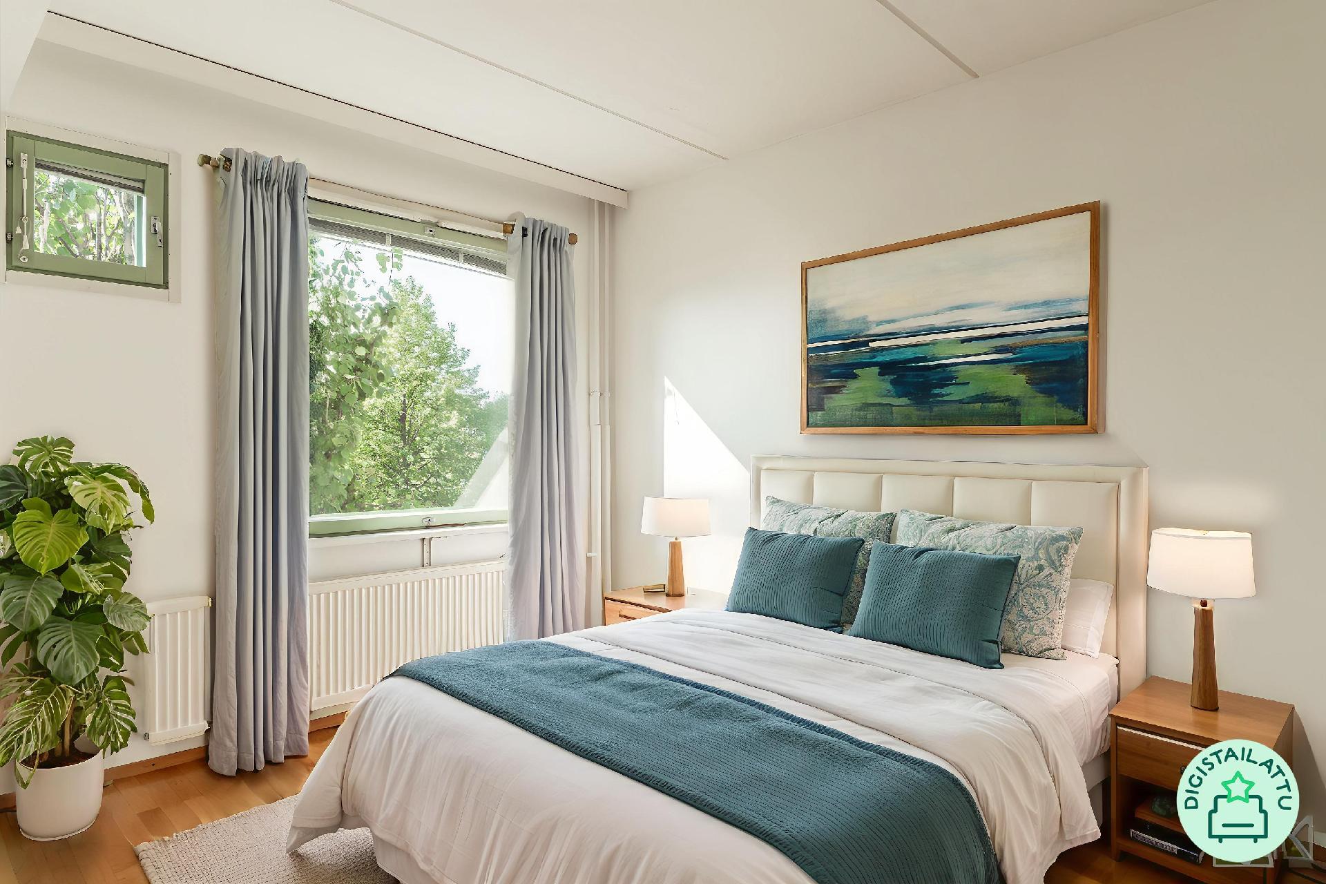 Makuuhuone digistailattuna