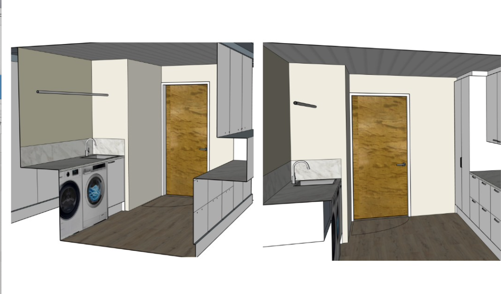 Luonnoskuva remonttisuunnitelmasta