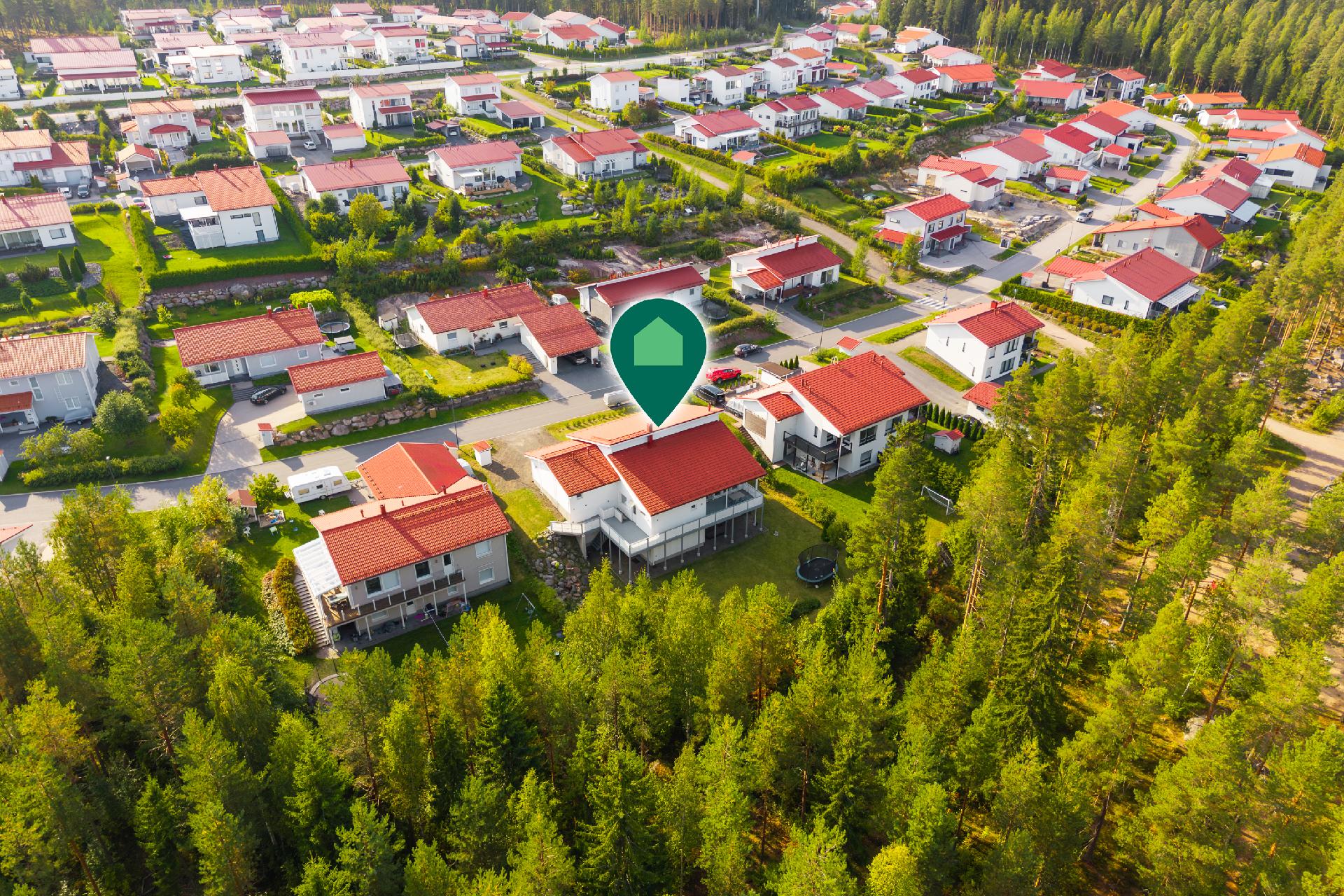 Lapsiperheiden suosima asuinalue