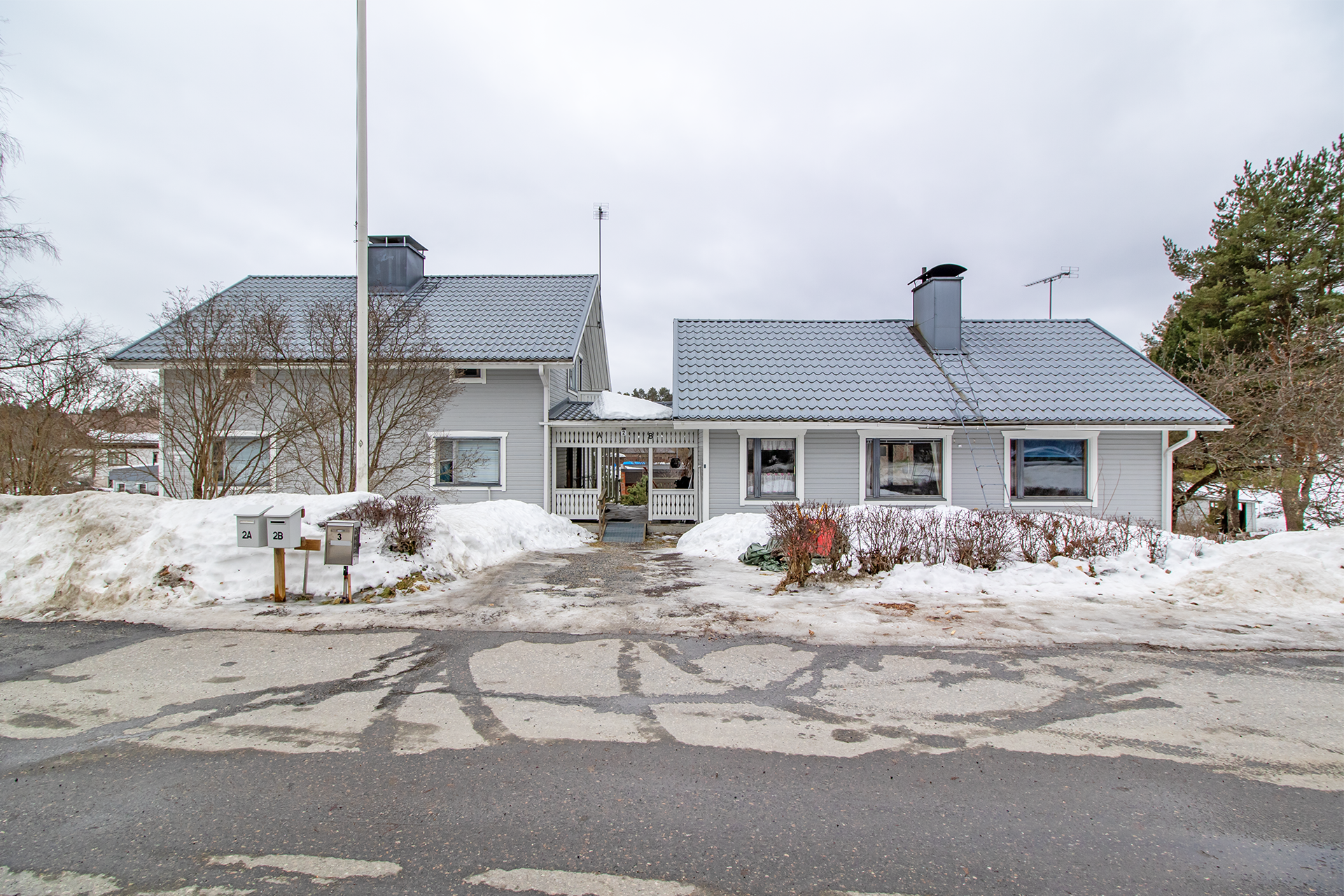 oikein puoleinen talo