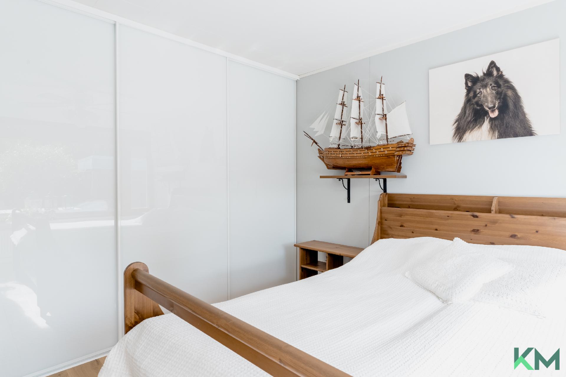 Kaappitilaa löytyy jokaisesta makuuhuoneesta