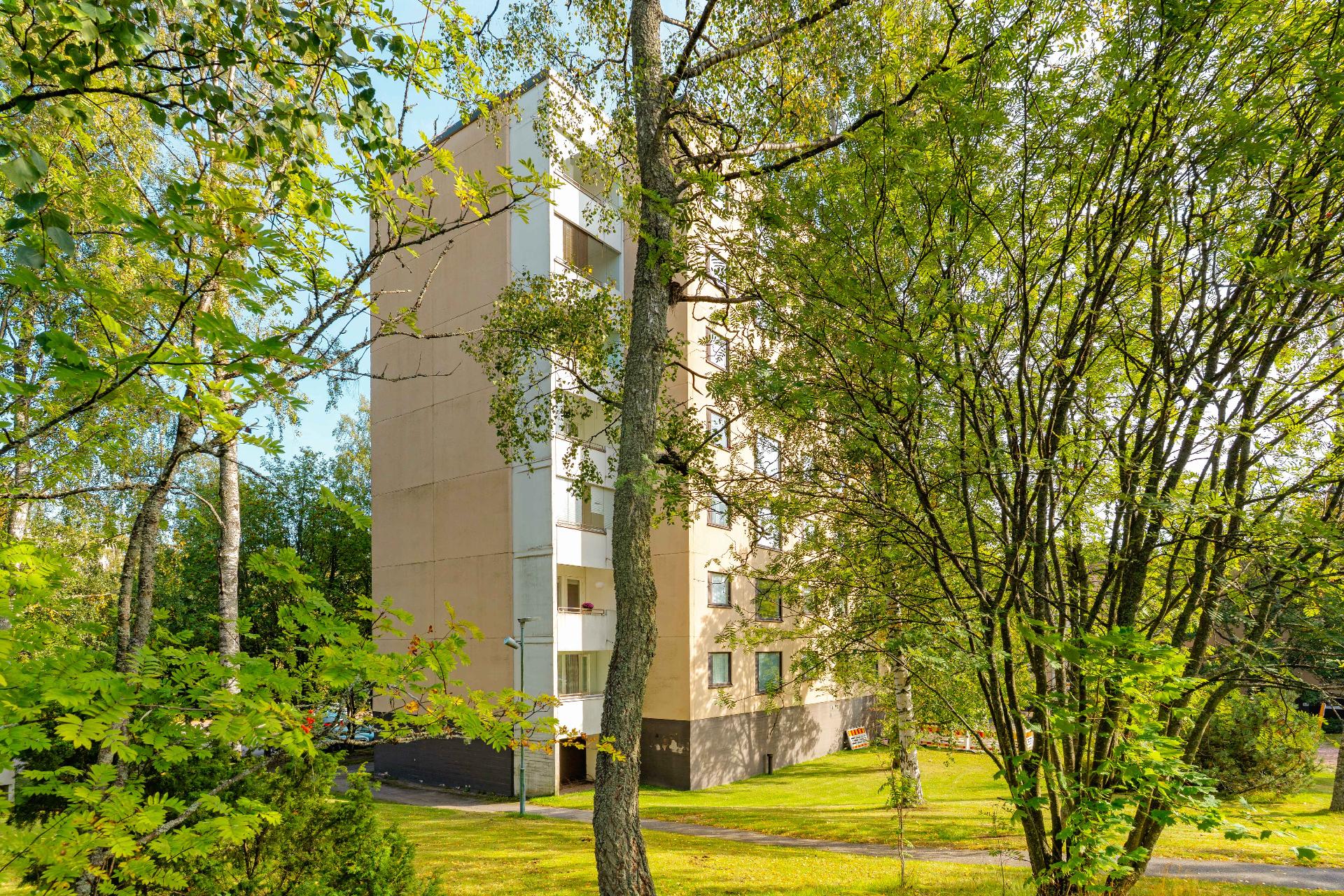 Todella vehreä ja kaunis ympäristö