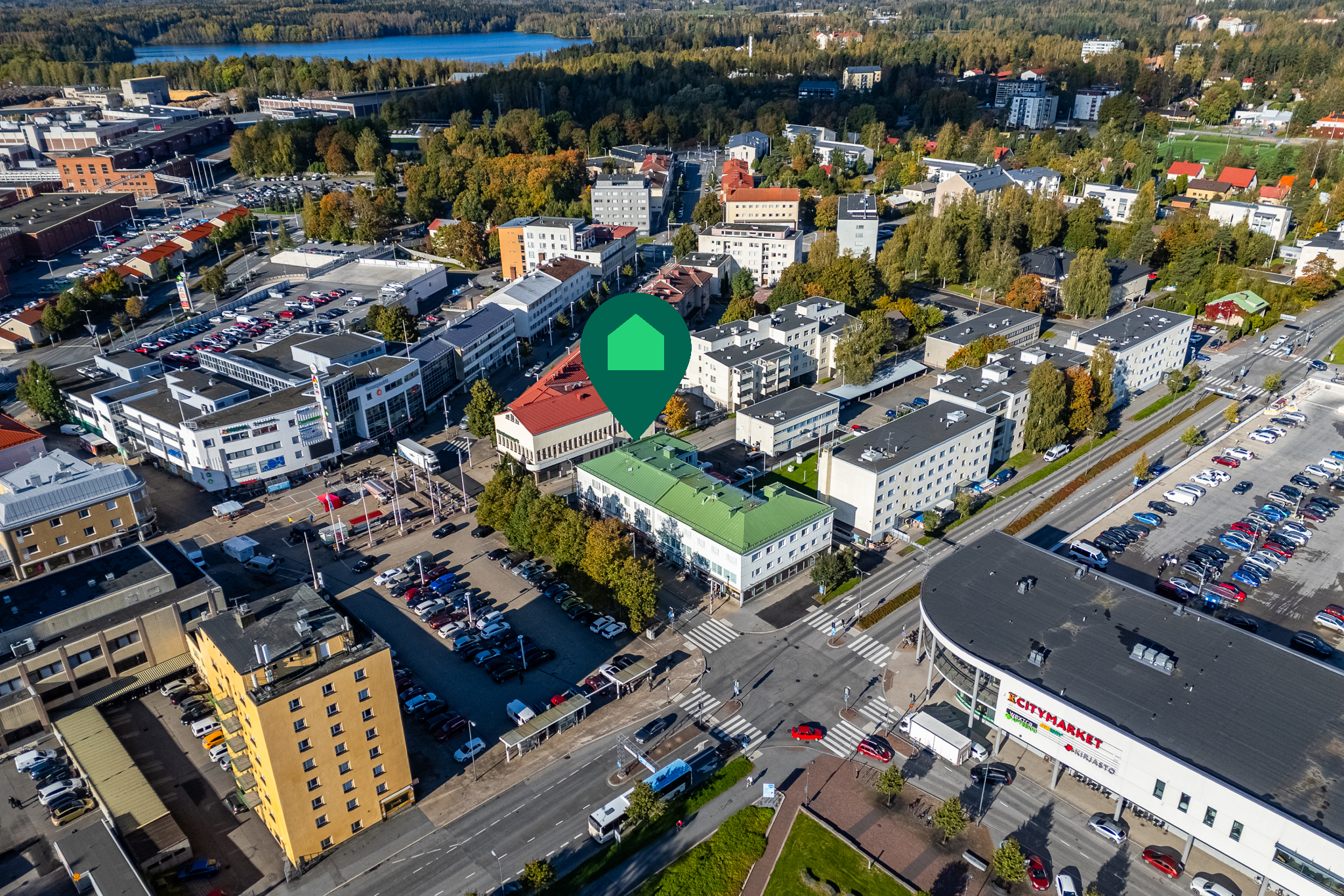 Kauppatori 3, Keskusta, Valkeakoski