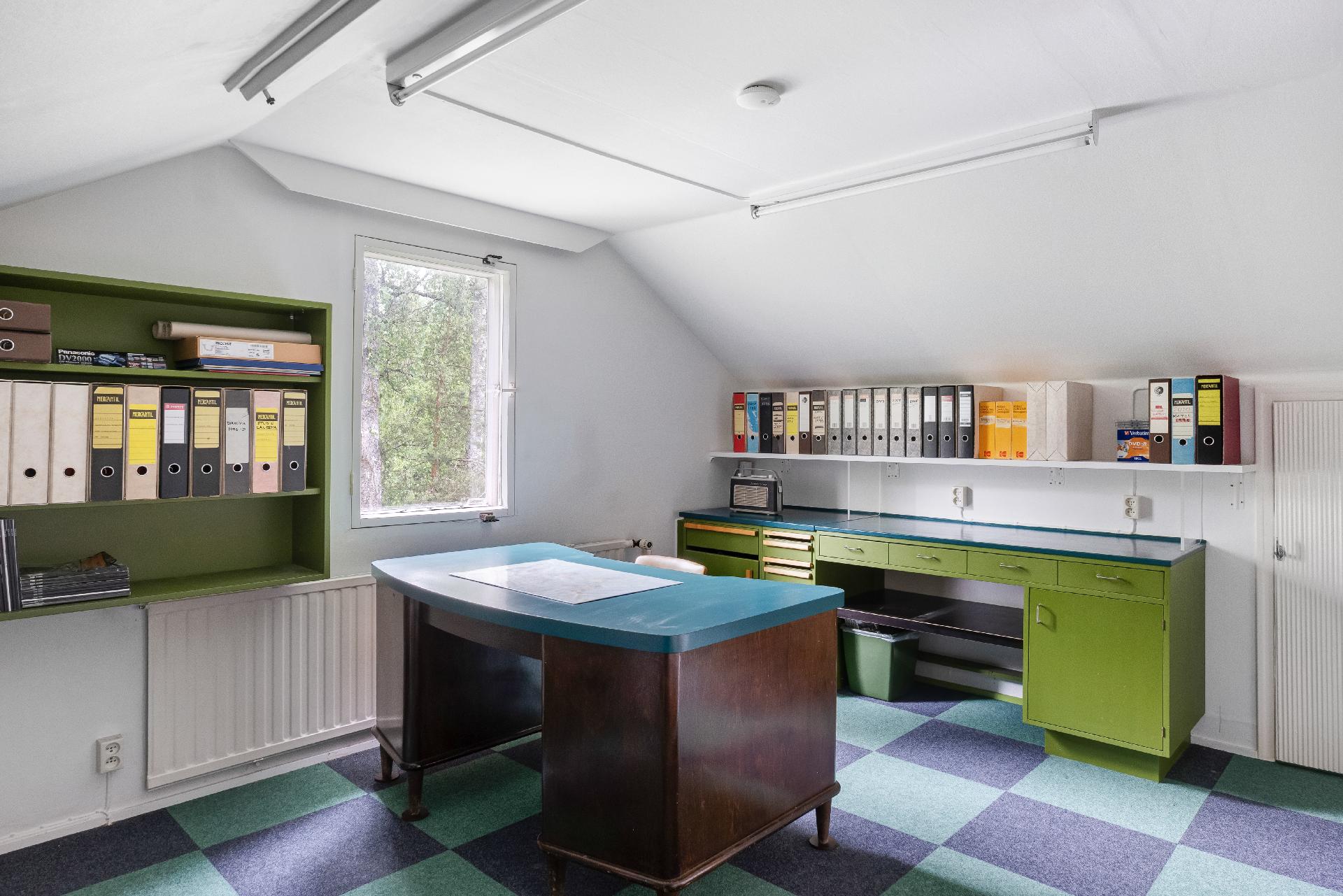 Yläkerta on avonaista tilaa