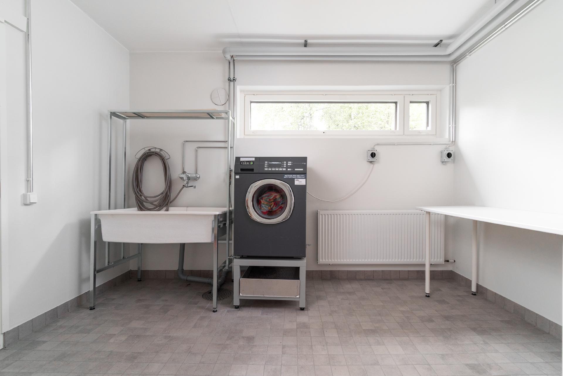 taloyhtiön pesutupa, maksuton käyttö