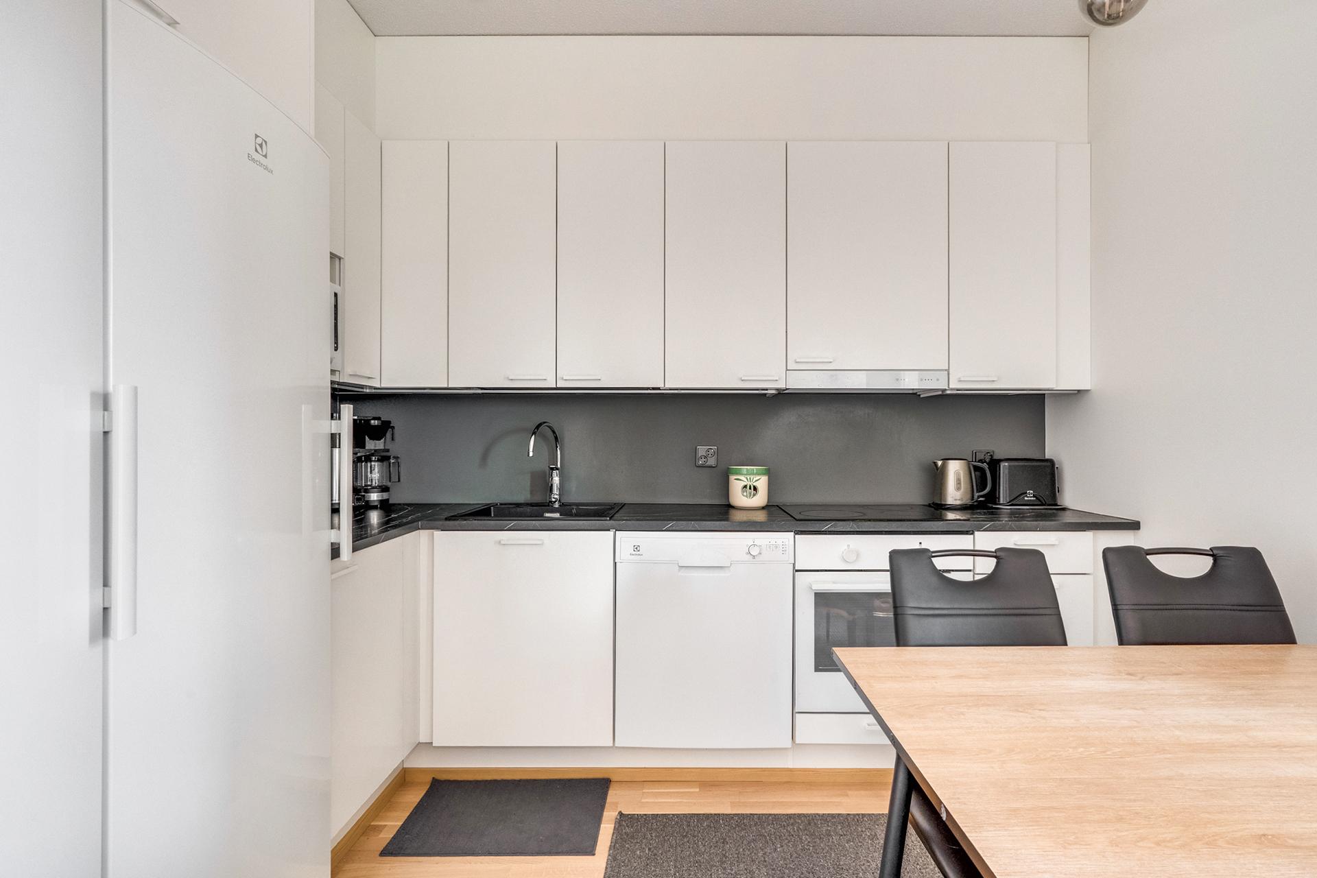 Raikas ja tyylikäs keittiö