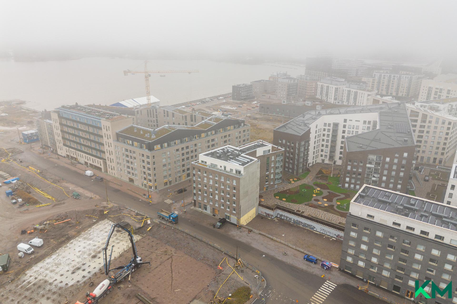 Verkkosaaresta Kalasatamaan päin.