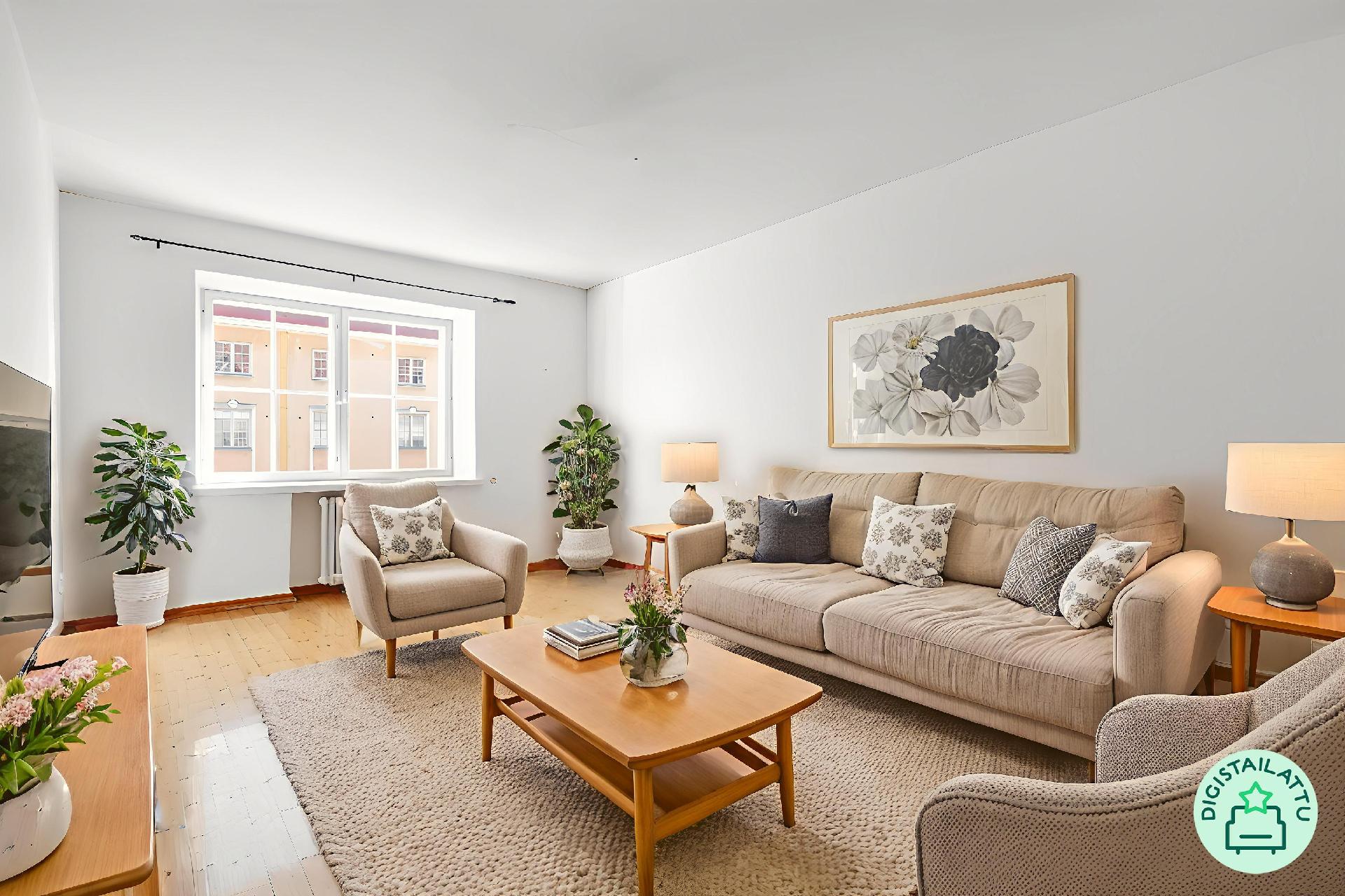 Olohuone digistailattuna