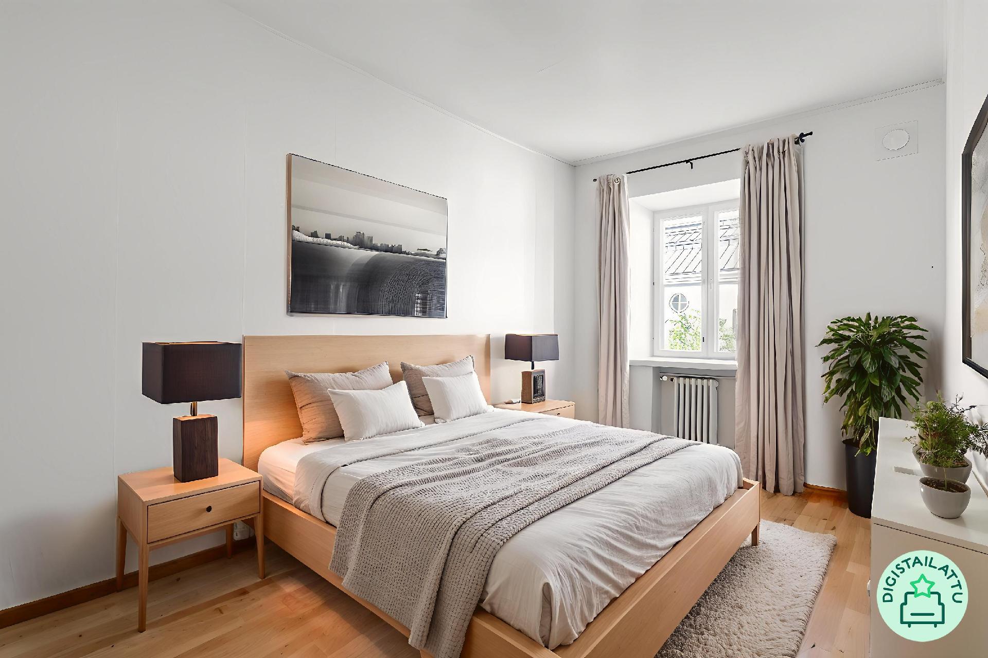 Makuuhuone digistailattuna