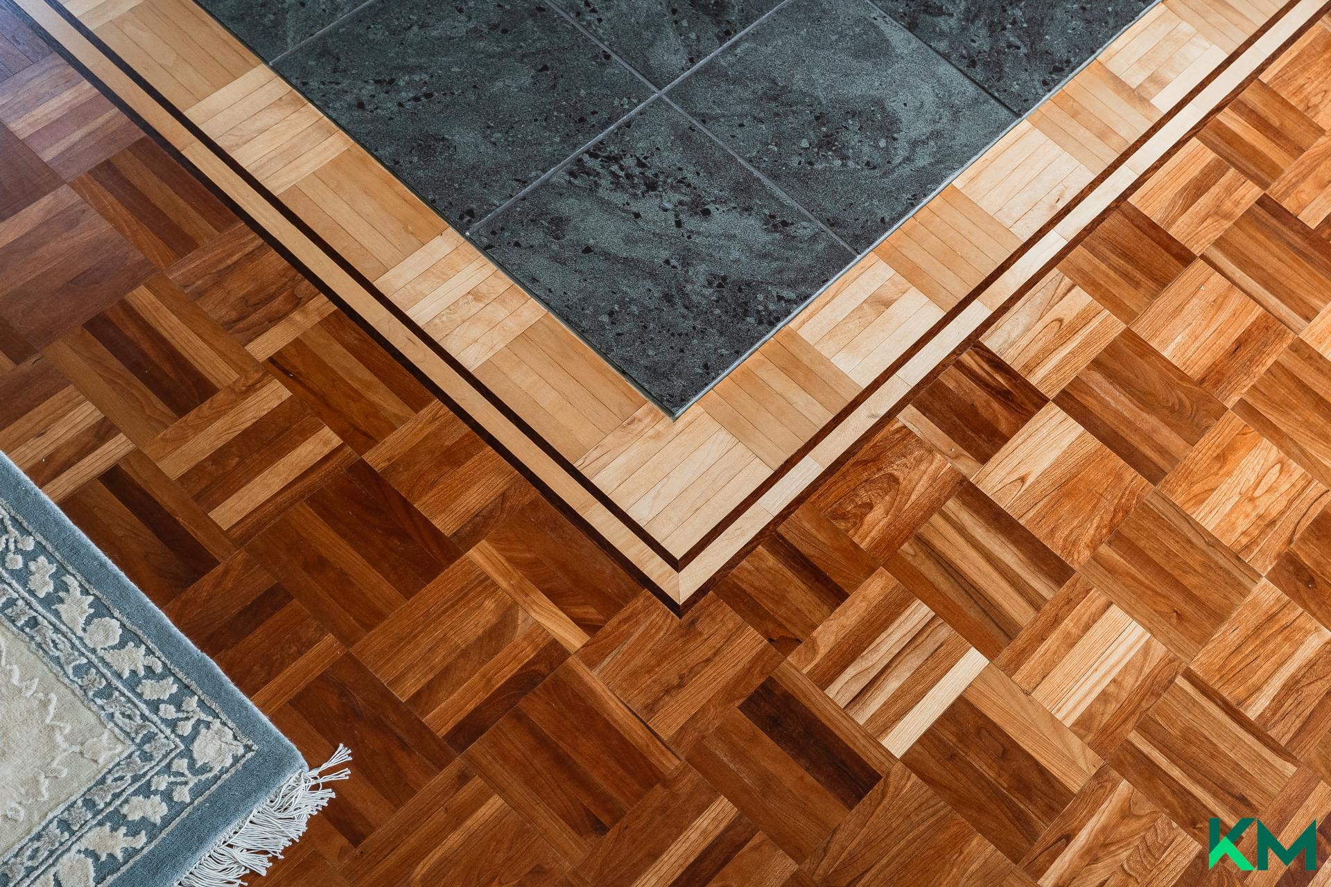 Tyylikäs parkettilattia