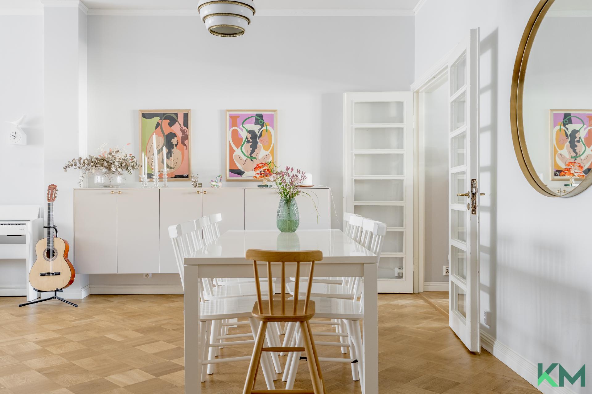 eteisestä olohuoneeseen