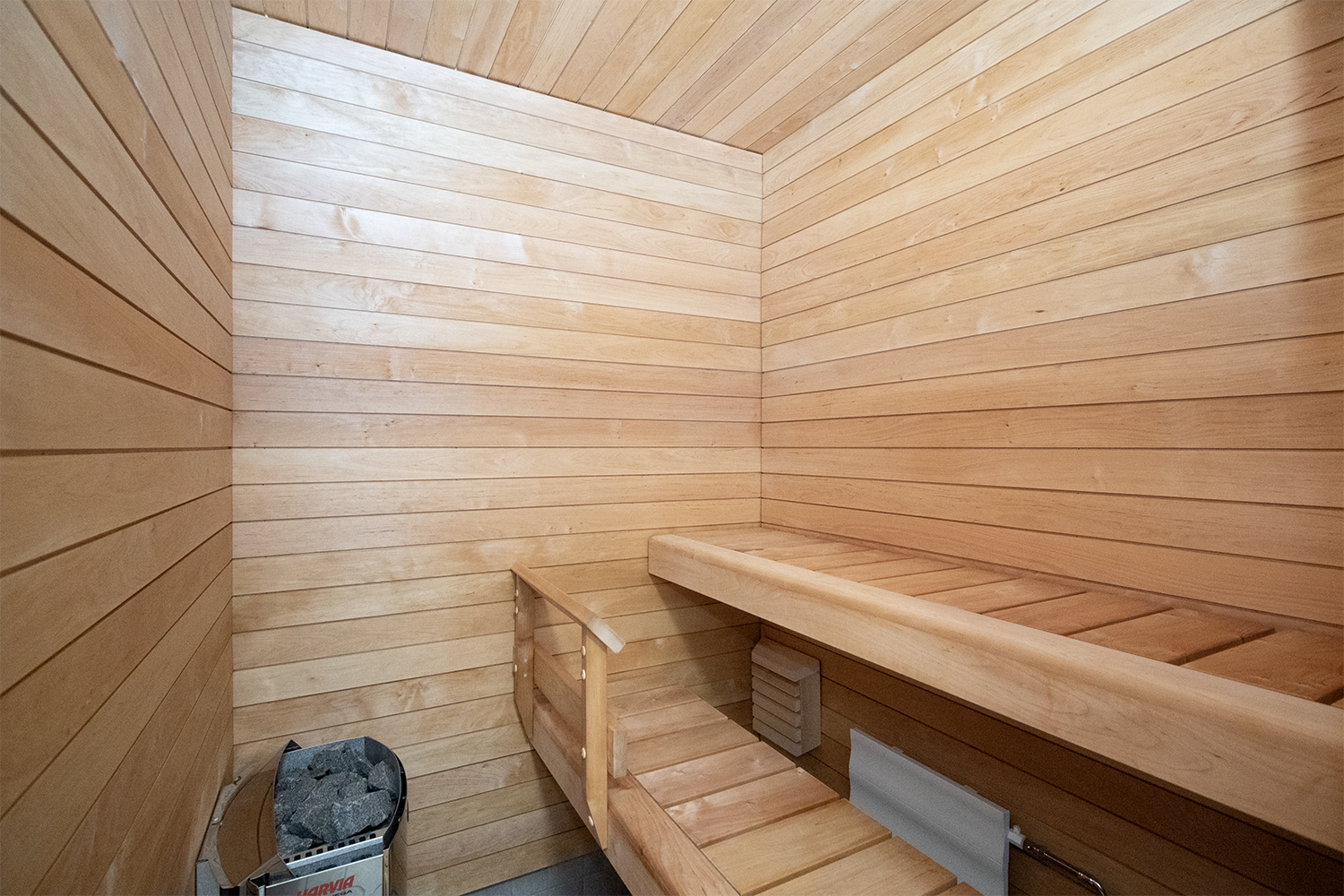 juuri remontoitu sauna