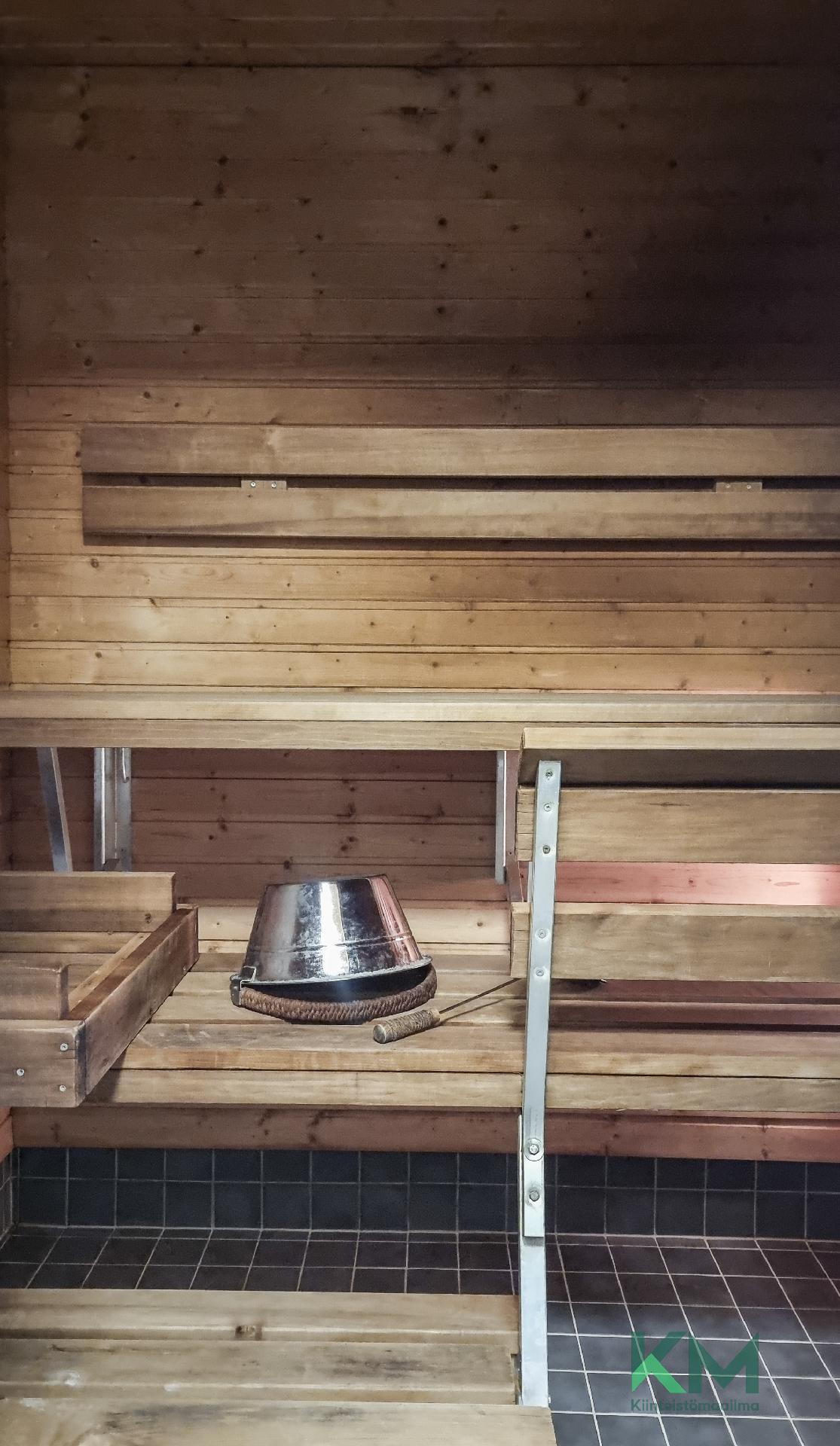 Siistit lauteet saunassa