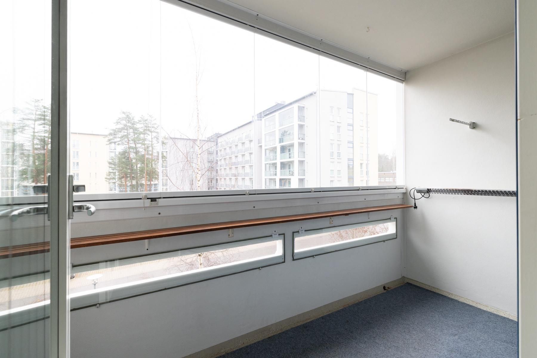 Lasitettua parveketta