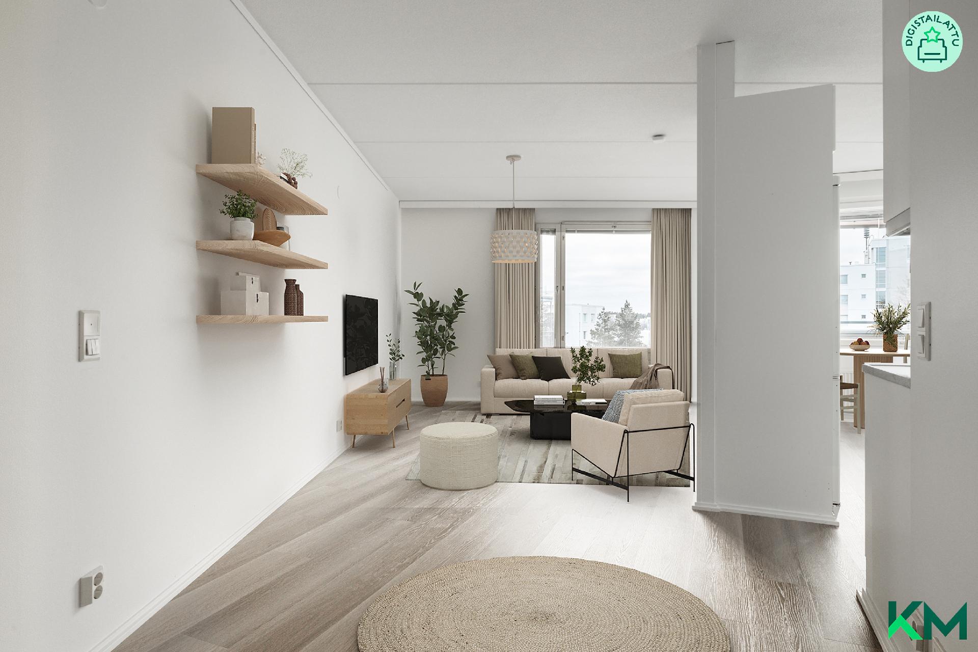 Olohuone digistailattuna