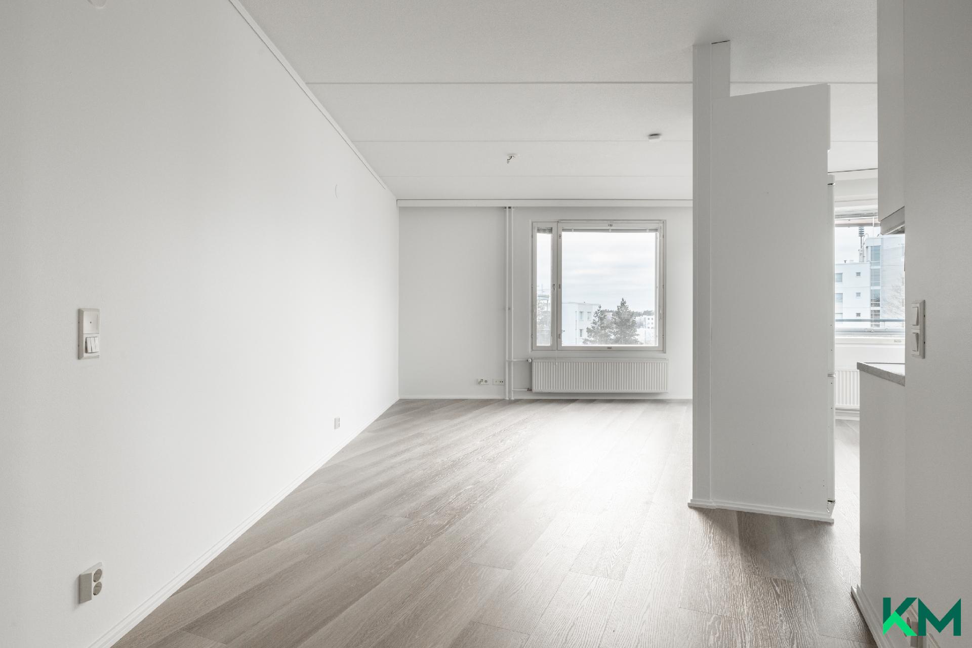 Avara ja valoisa olohuone