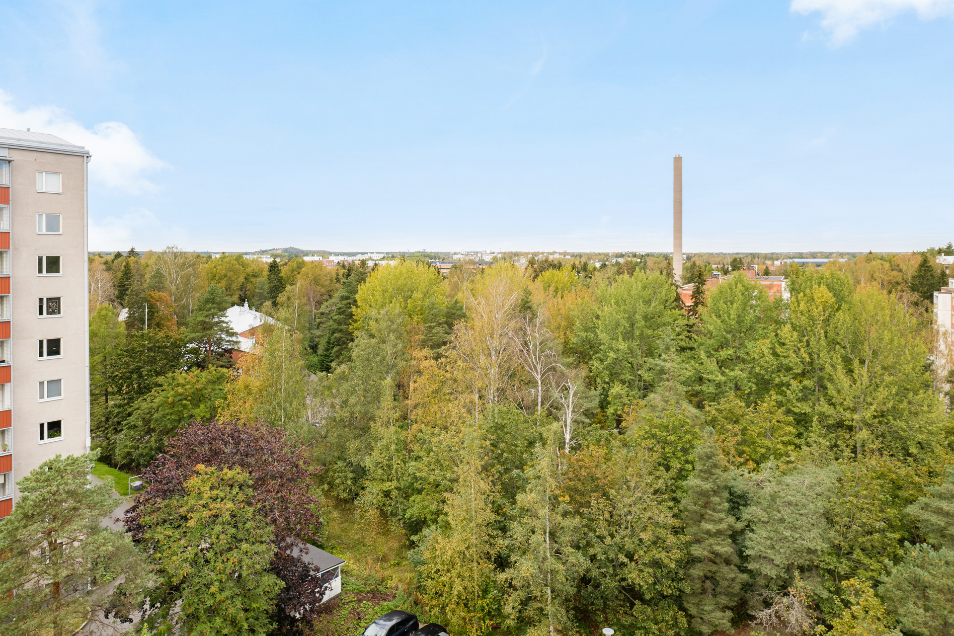 näkymä parvekkeelta
