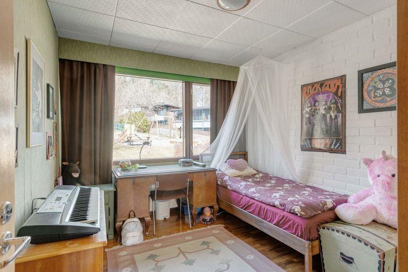 makuuhuone yläkerrassa