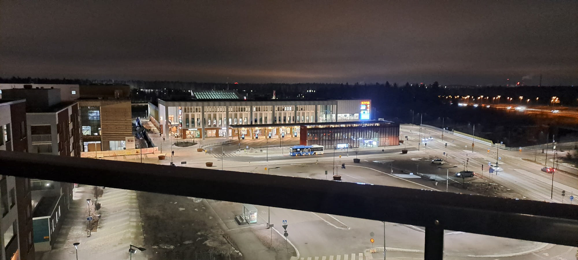 näkymää saunaosastolta