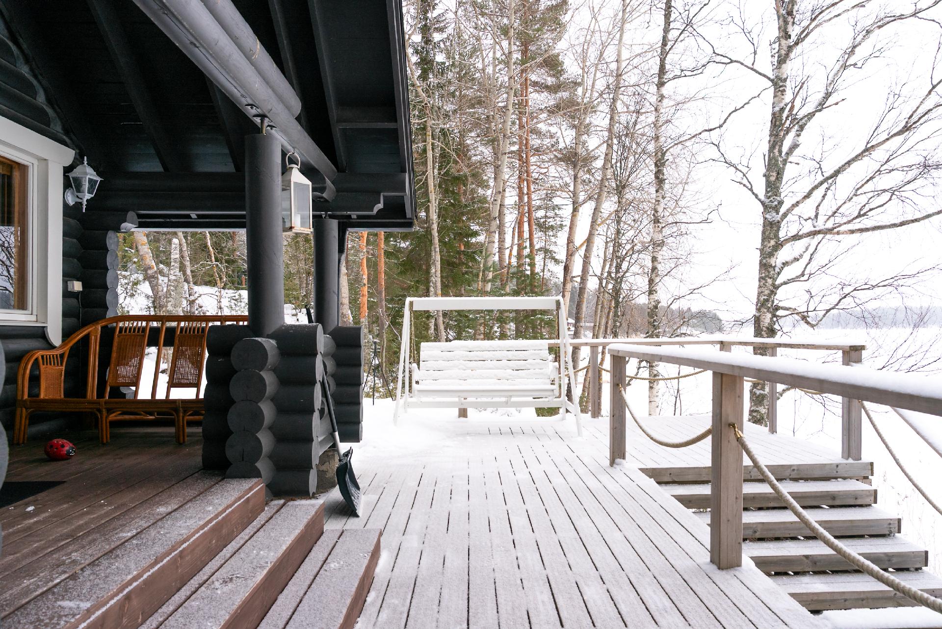 Rantasaunan terassia