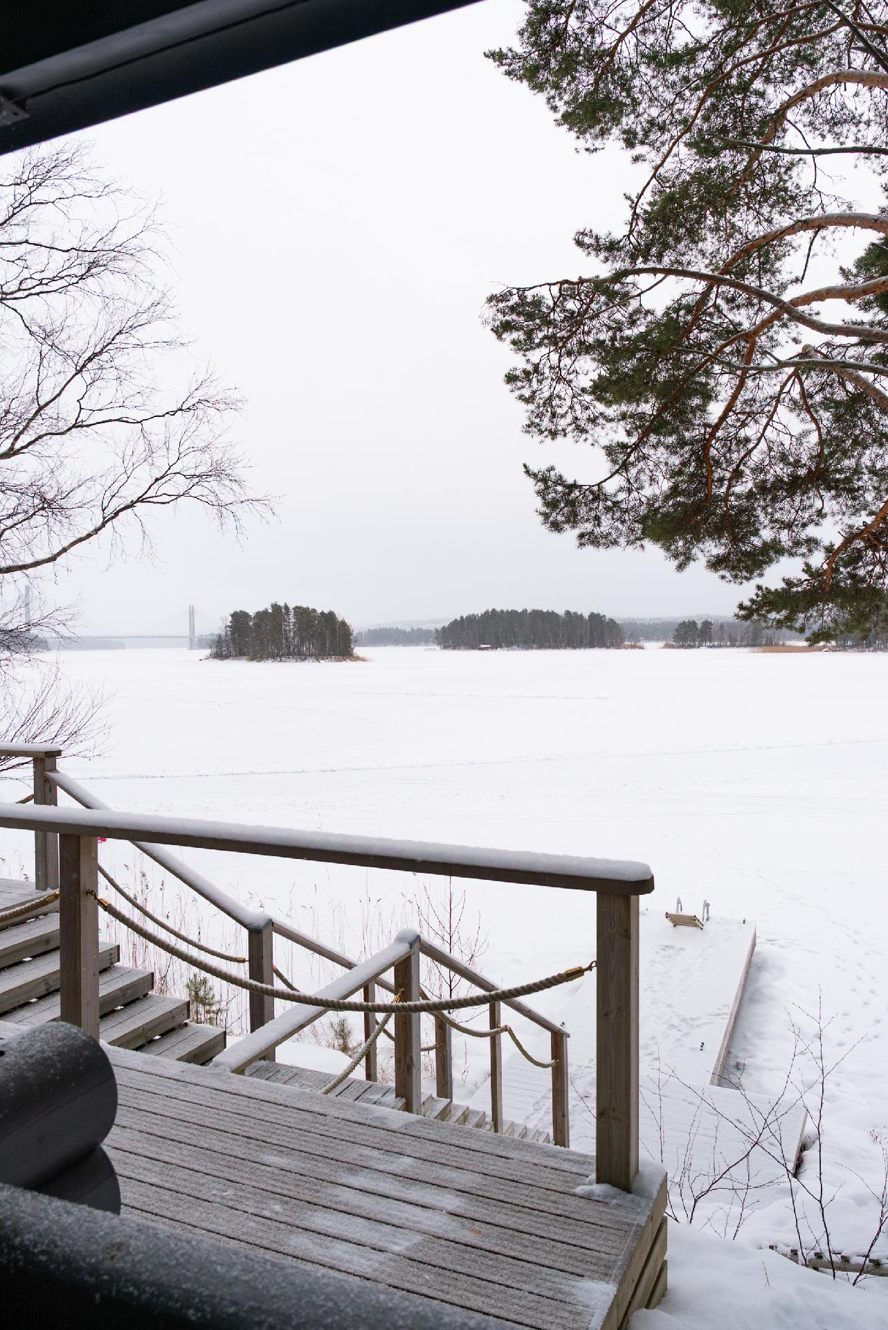 Rantasaunan näkymää