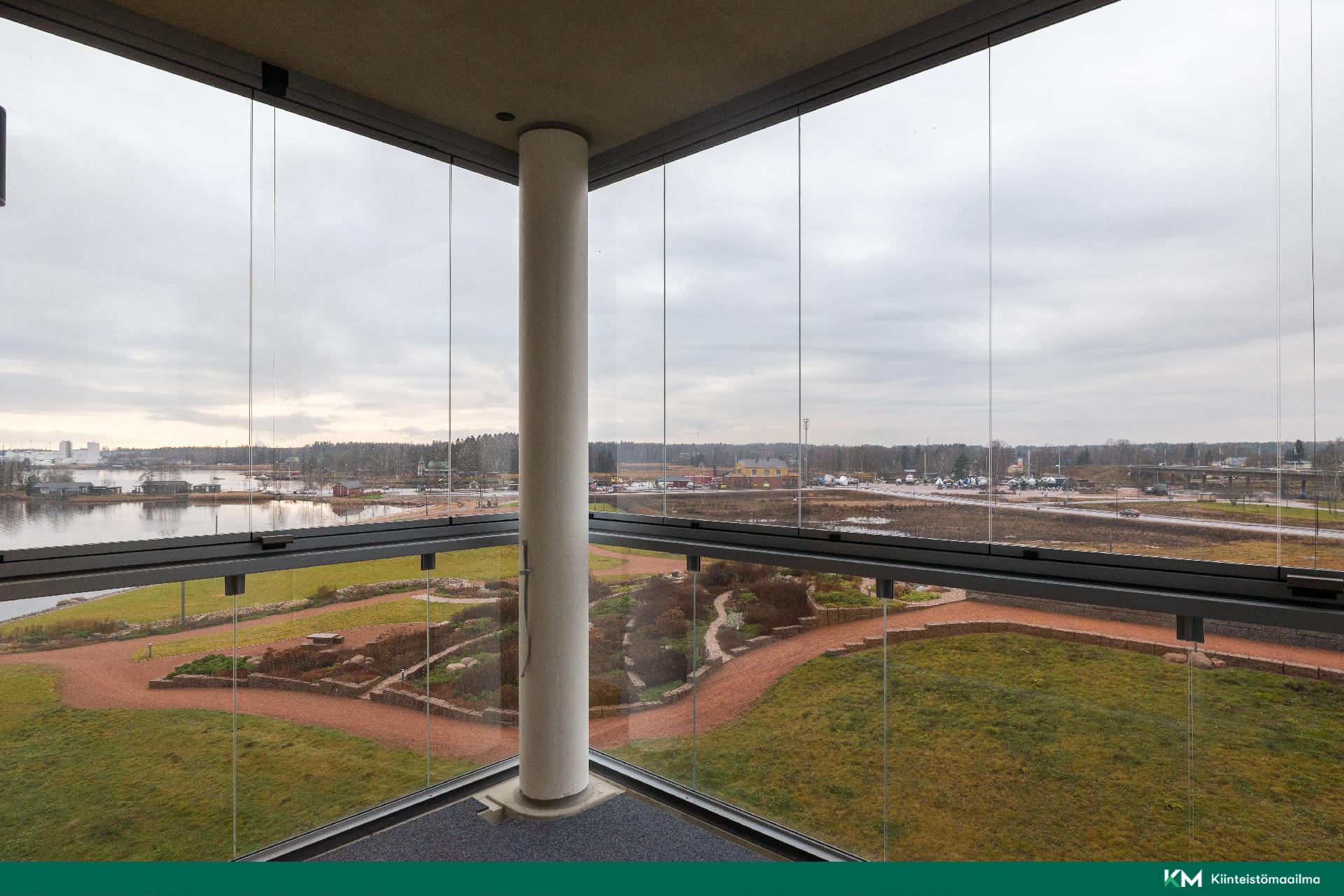 Näkymät parvekkeelta.