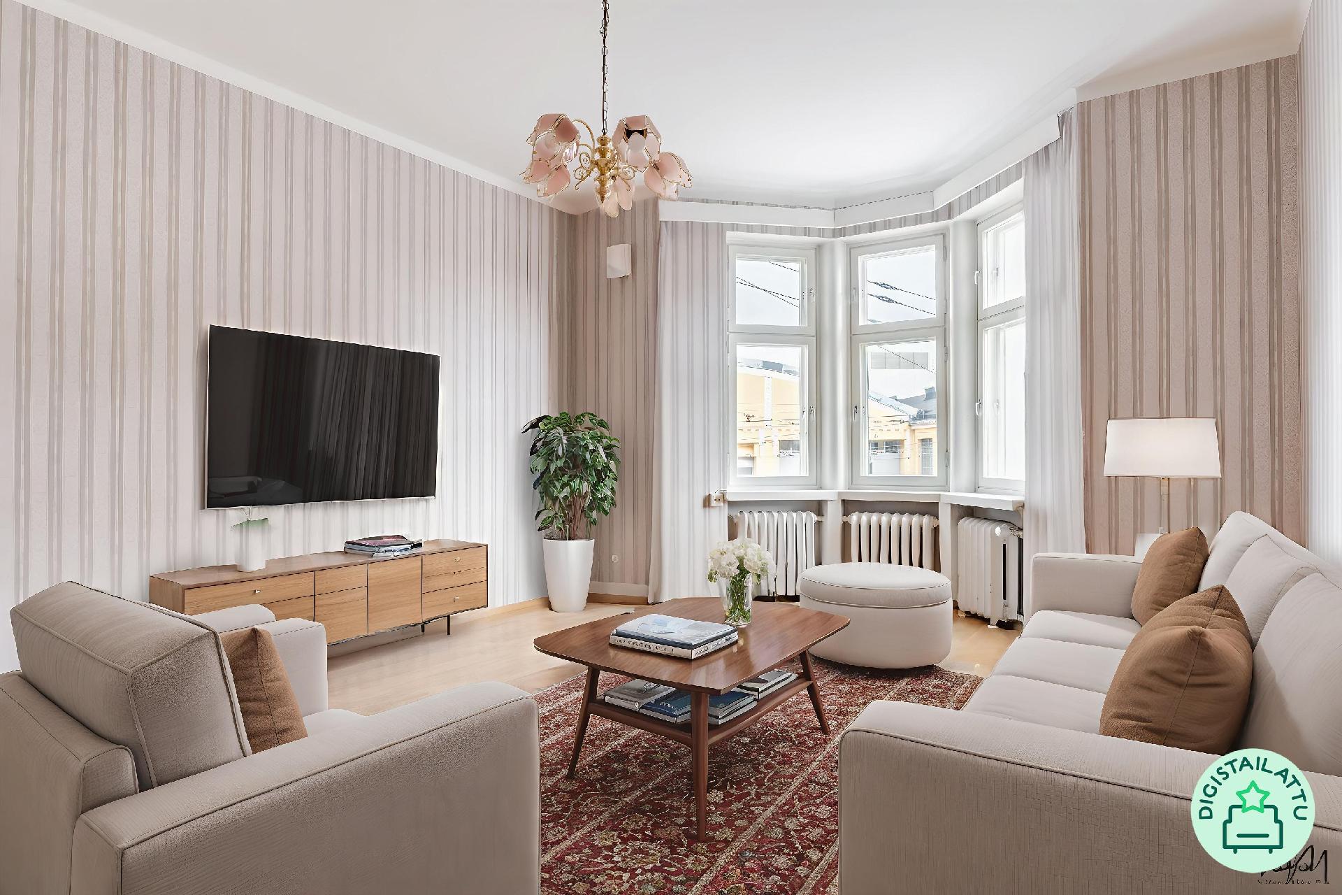 Olohuone digistailattu