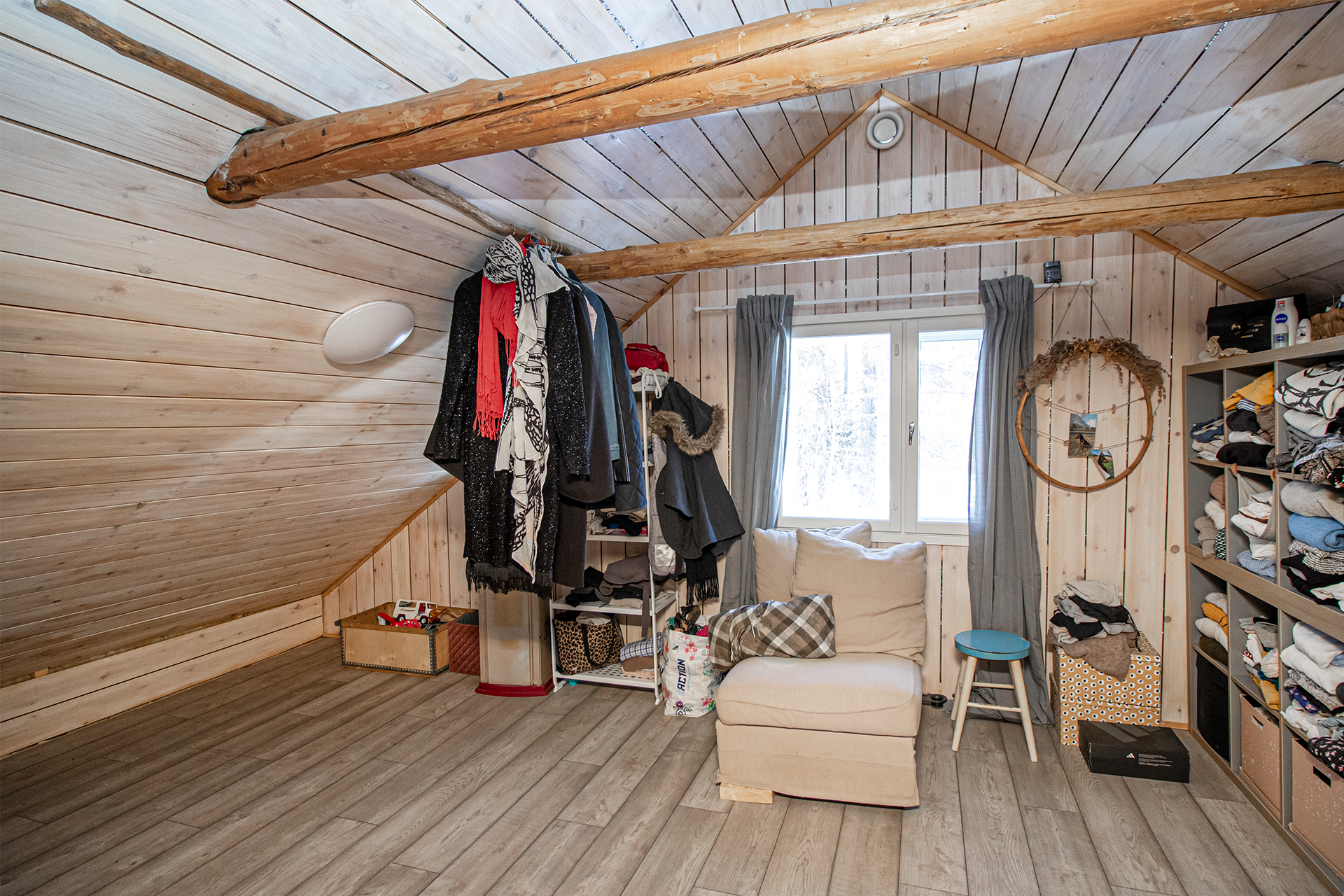 yläkerran pukeutumishuone