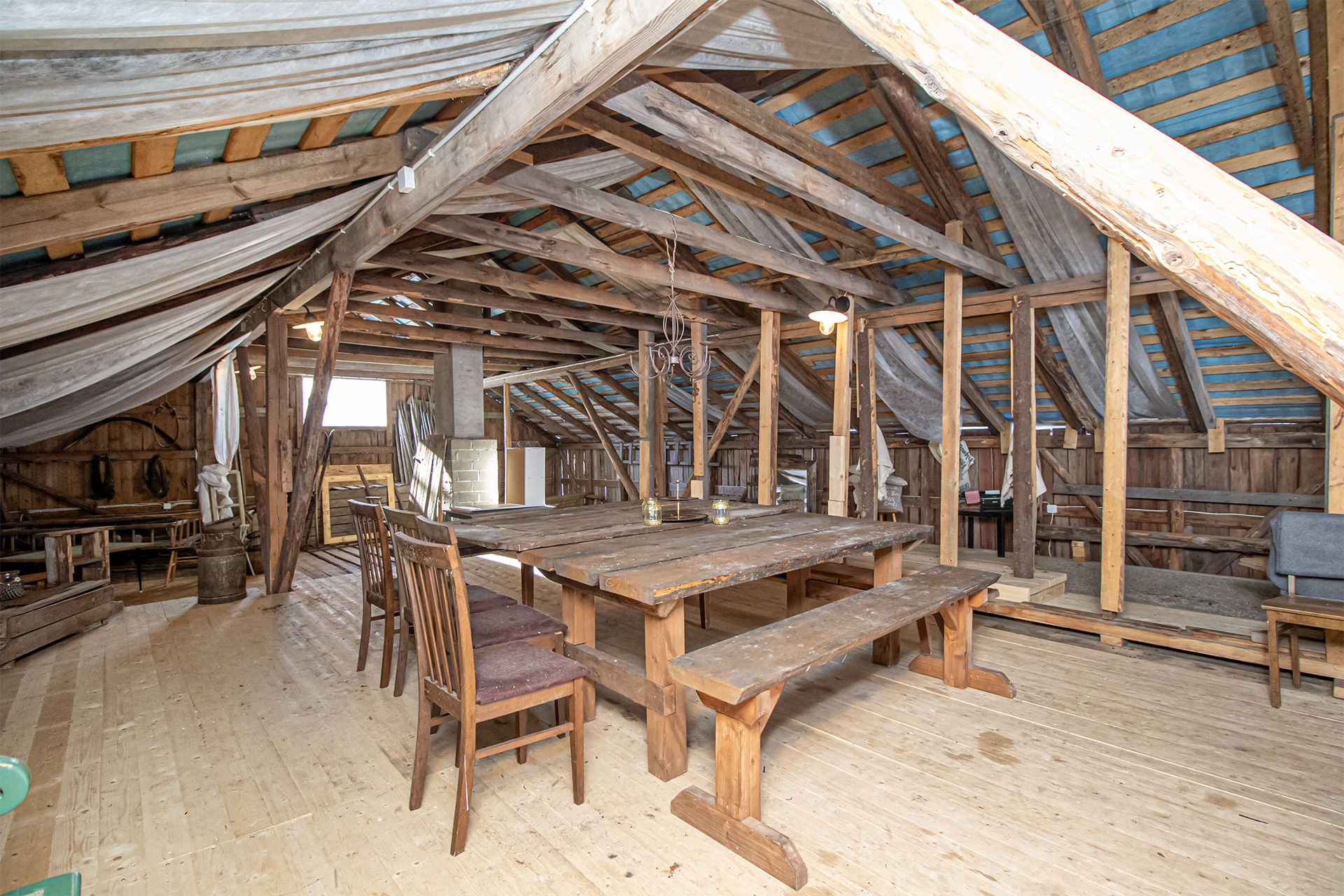 ylisellä tilaa viettää vaikka sukujuhlia