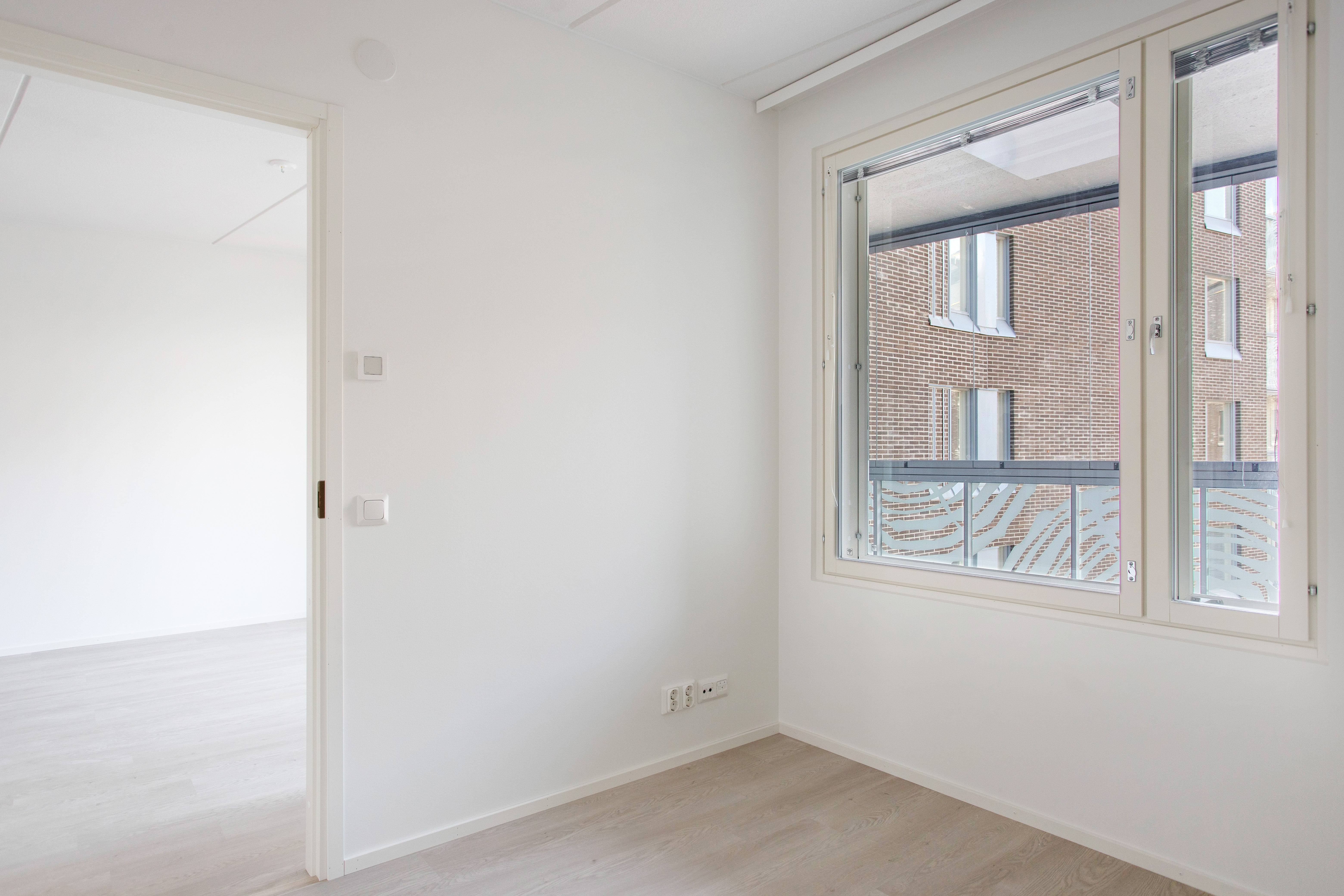 Sisäpihan makuuhuone