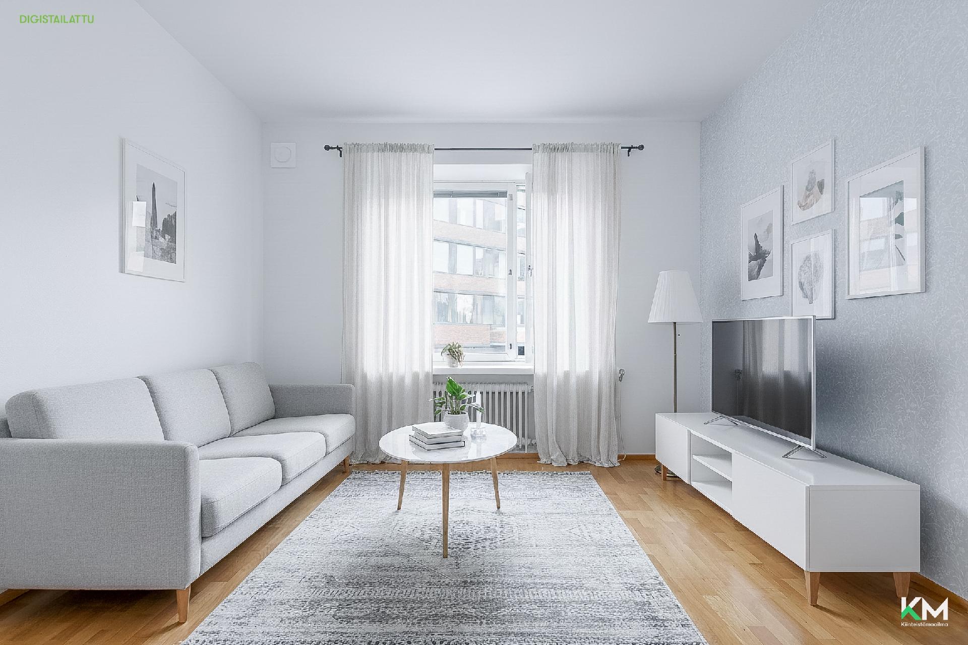 Digistailattu olohuone