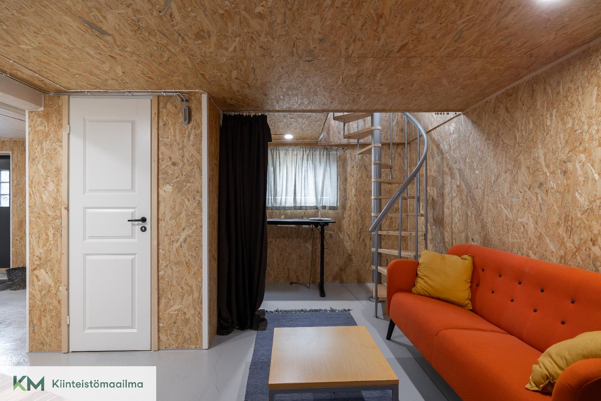 Pohjakerroksessa on oma WC