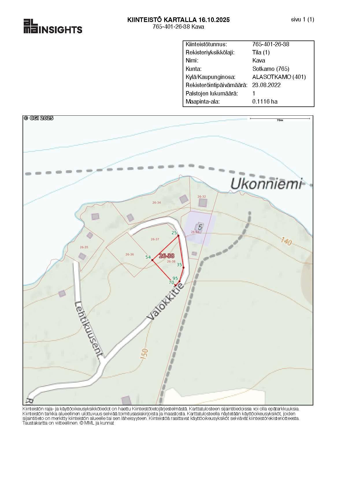 Valokkitie 4, Alasotkamo, Sotkamo