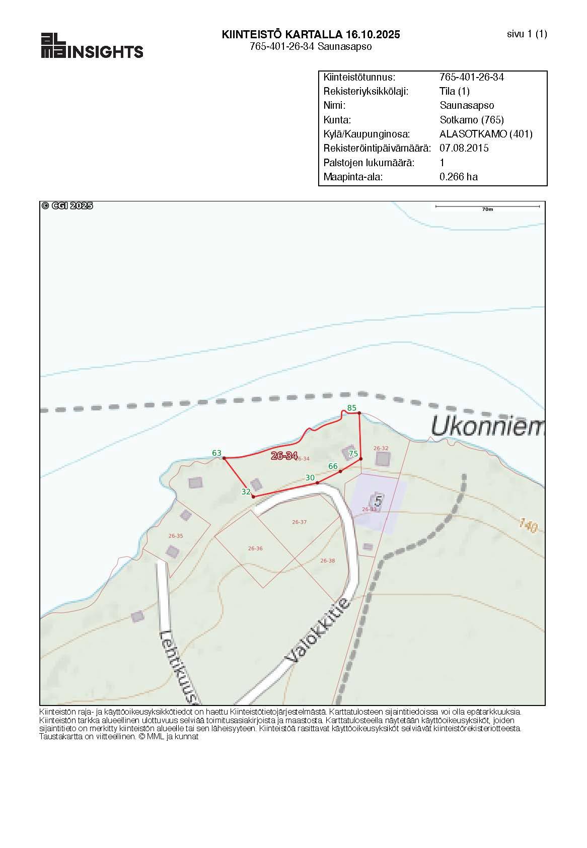 Valokkitie 4, Alasotkamo, Sotkamo