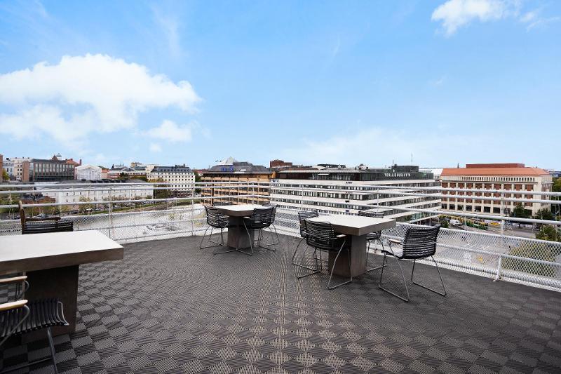 Kattoterassi asukkaille