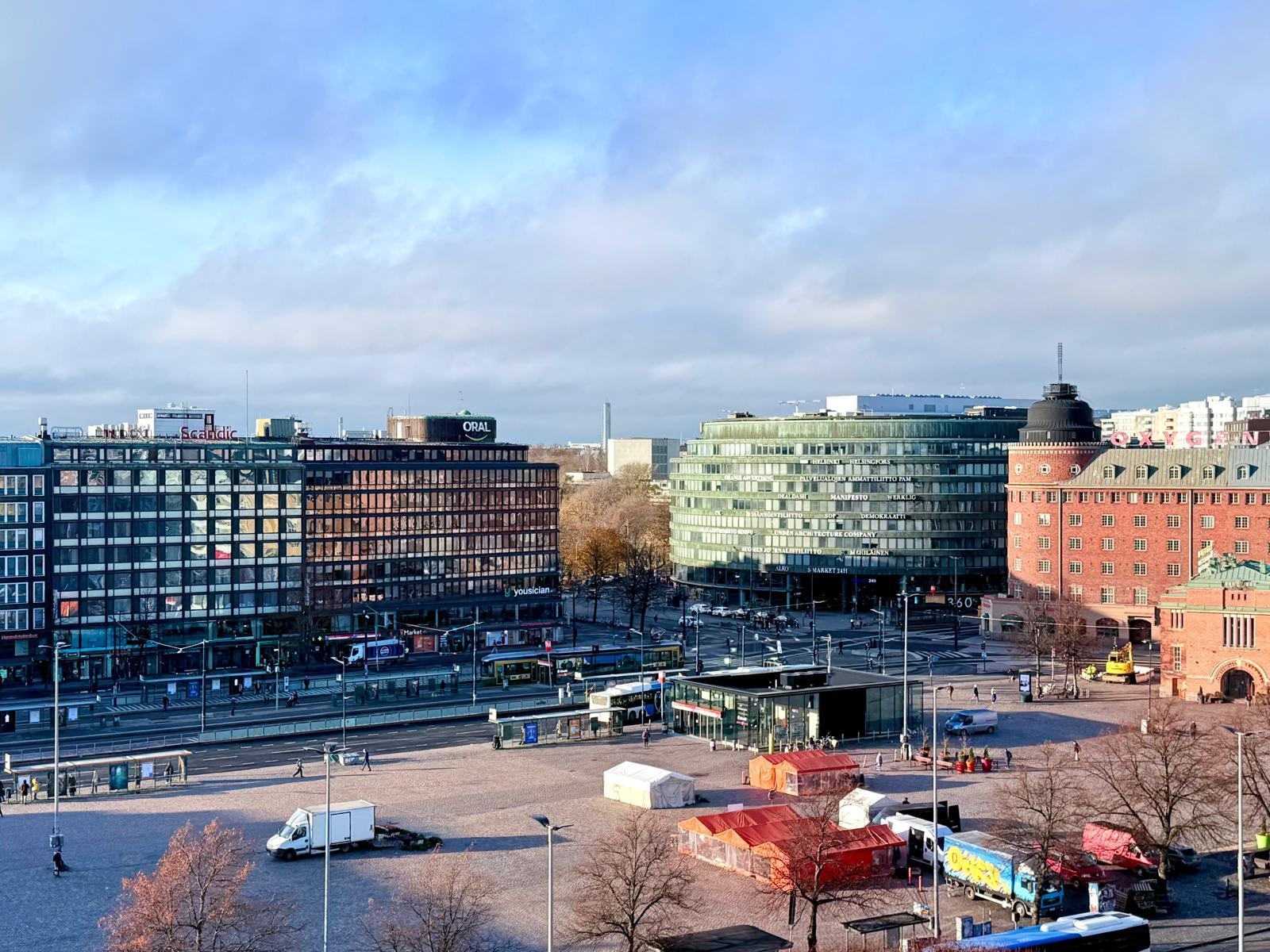 Kattoterassin näkymä