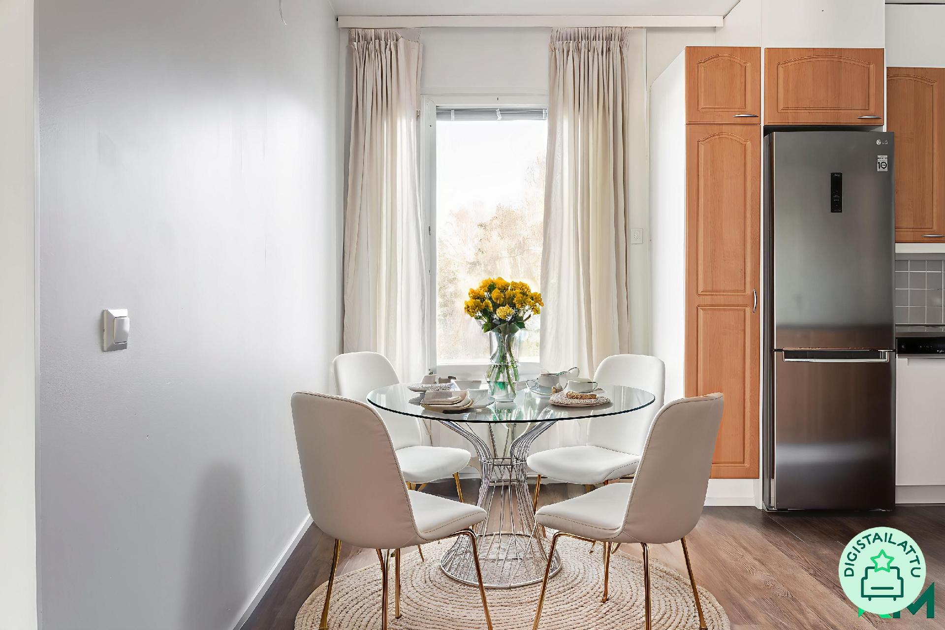 Ruokailutila digistailattuna