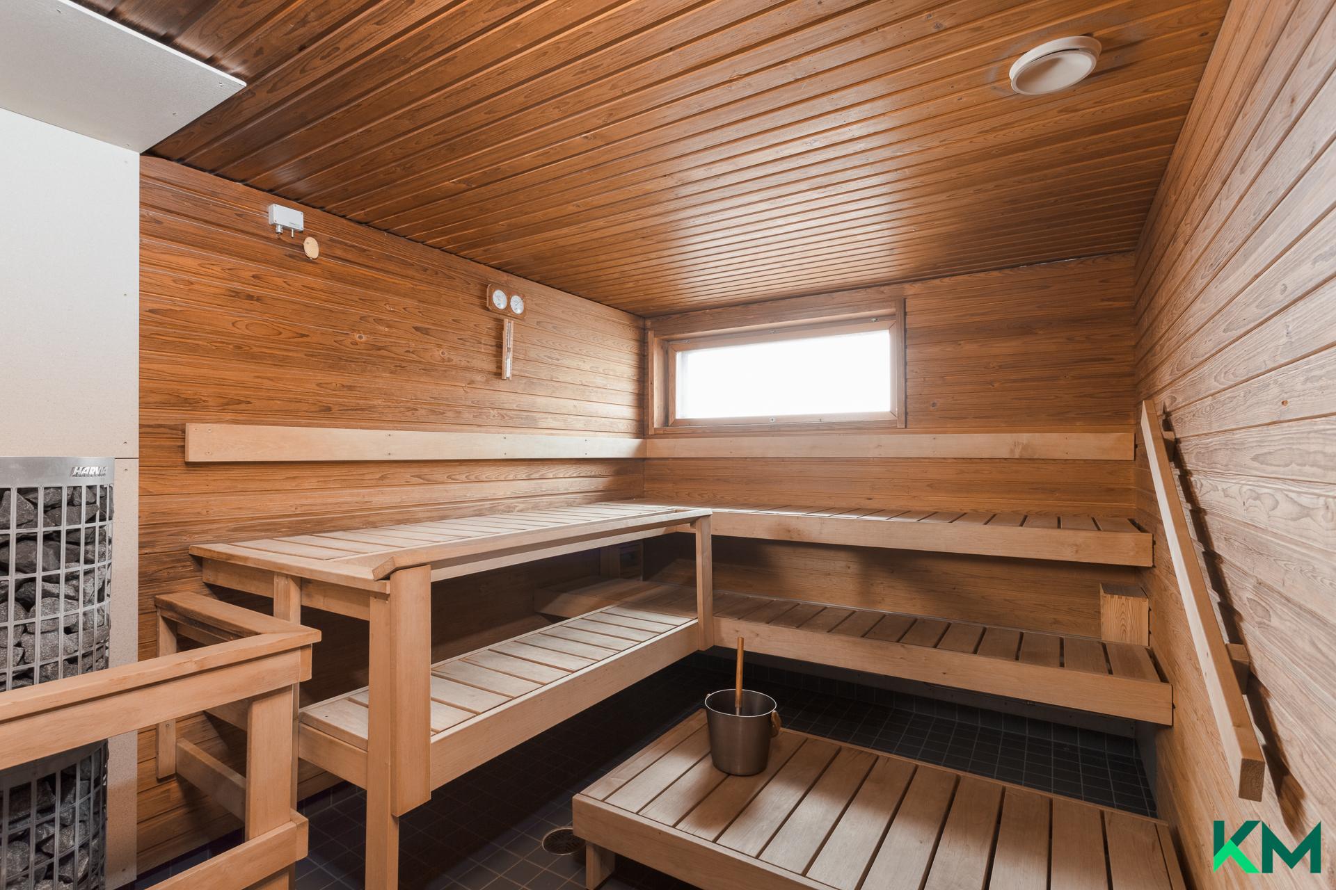 Taloyhtiön sauna B-rapussa