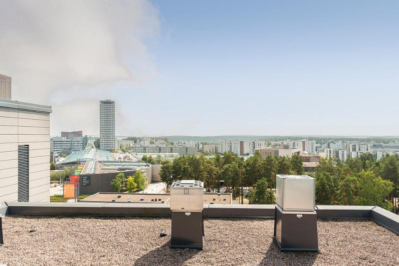 Näkymät kattoterassilta