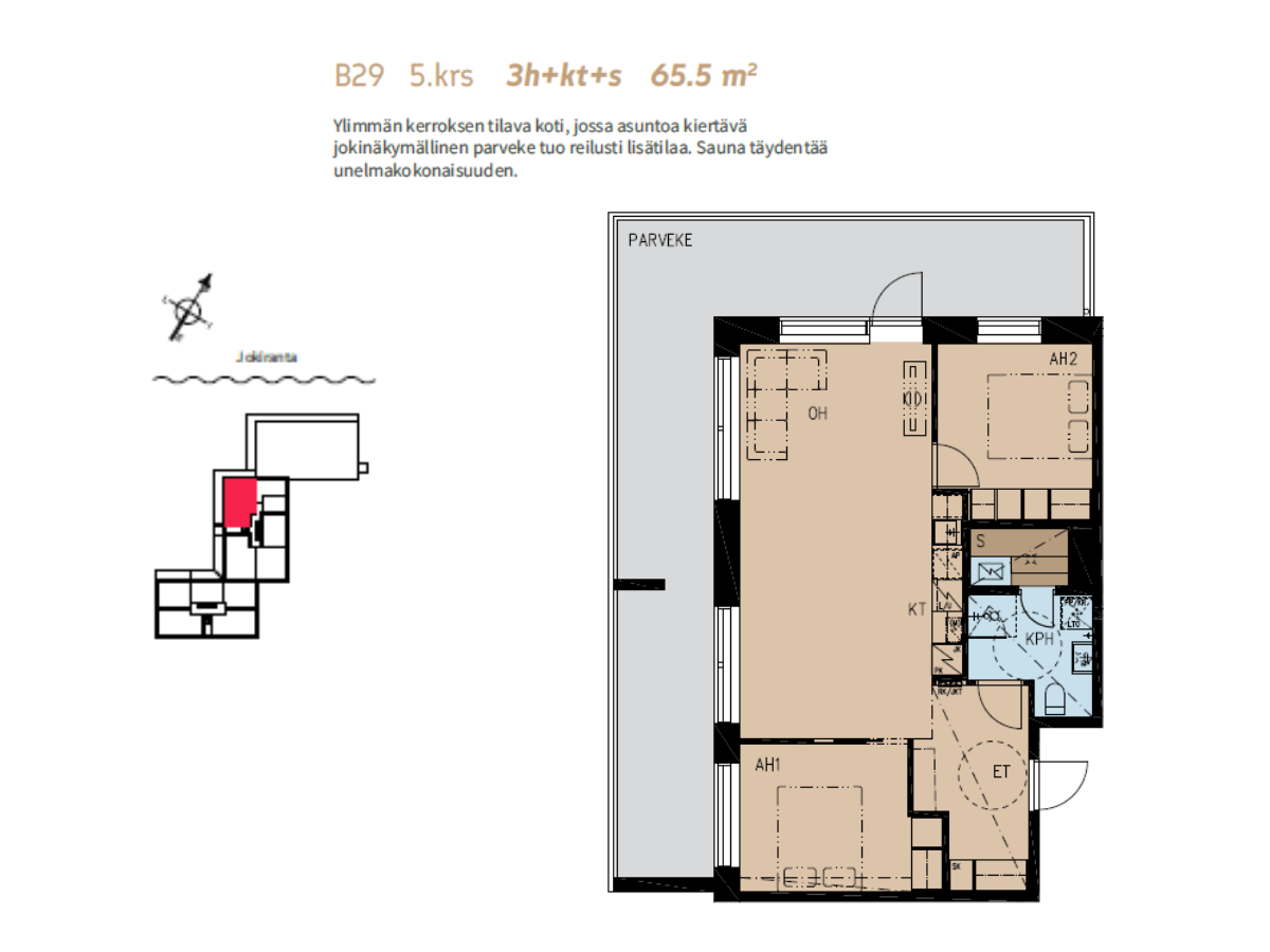 Penttilänkulma 6 B 29, Penttilä, Joensuu