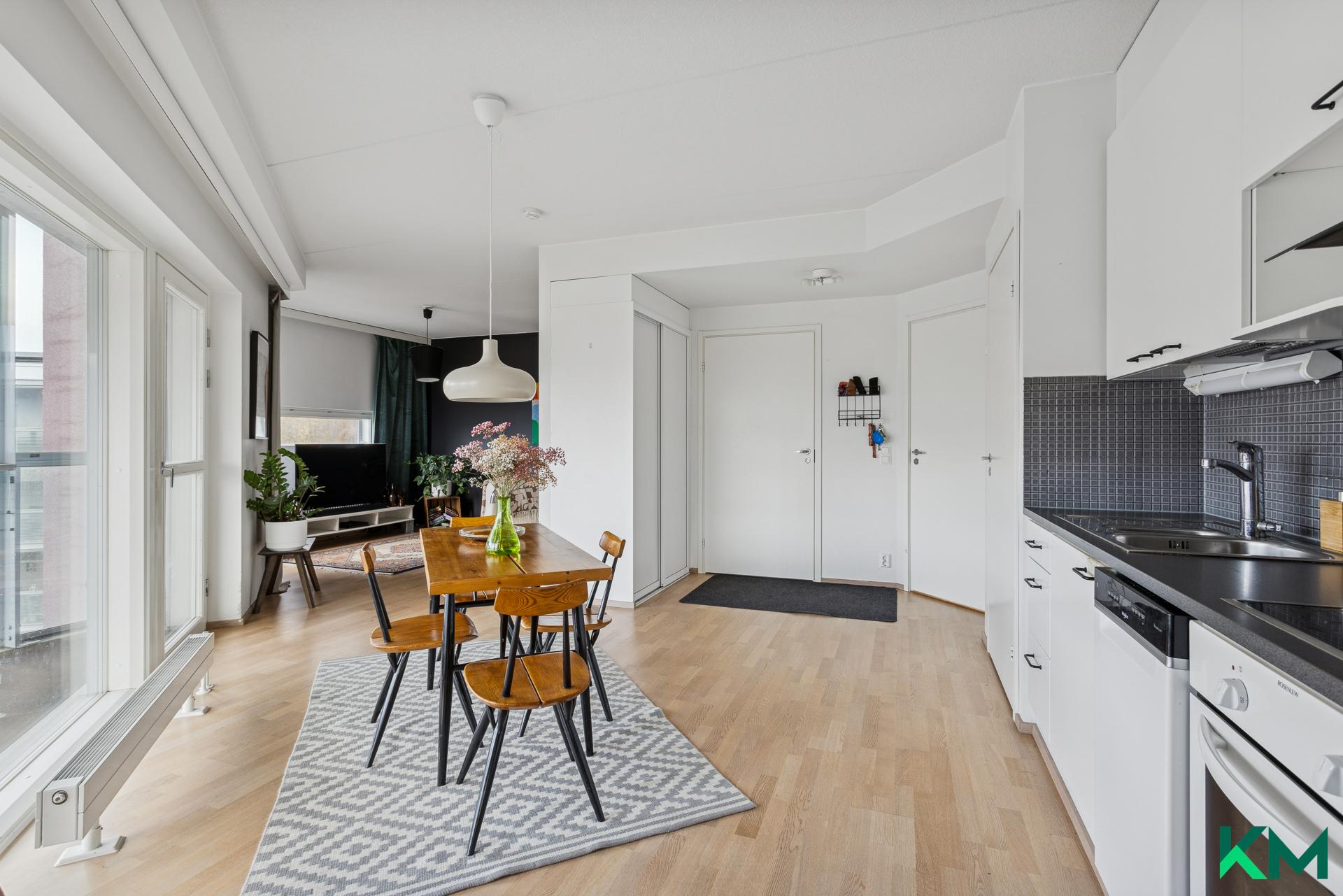 Yleisnäkymää asunnosta