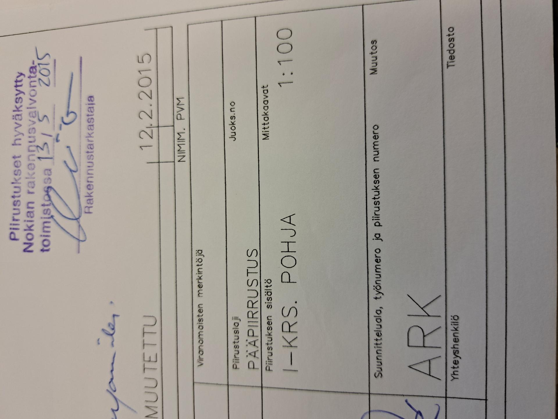 Rattikatu 3, Kankaantaka, Nokia