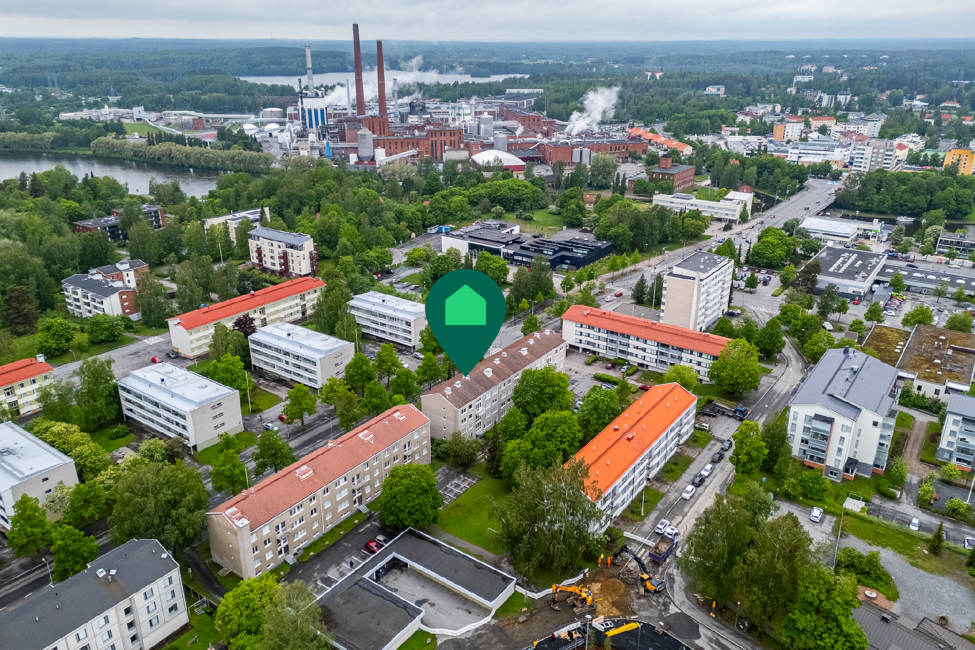 Sääksmäentie 13-15, Keskusta, Valkeakoski