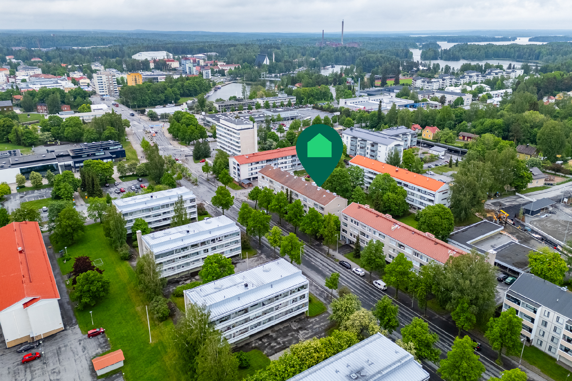 Sääksmäentie 13-15, Keskusta, Valkeakoski