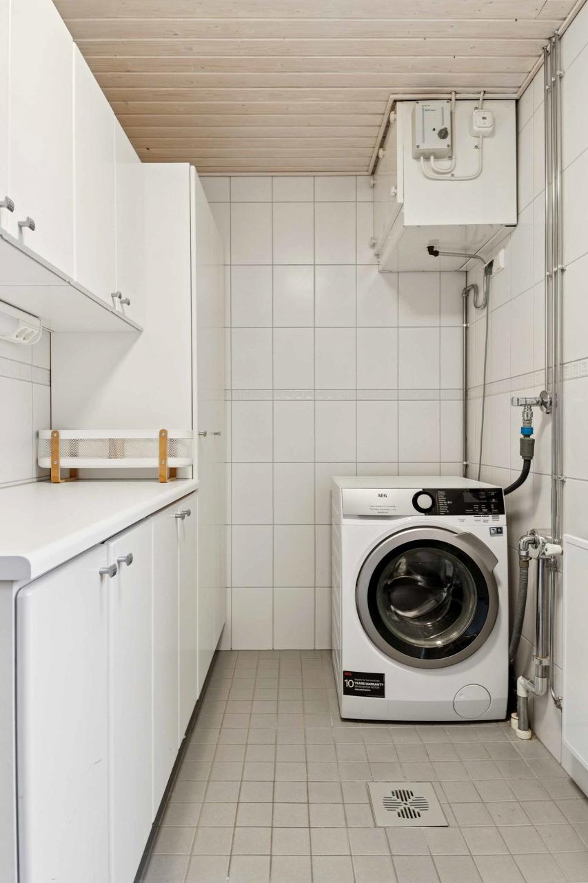 Toimia kodinhoitotila erillisen wc:n yhteydessä