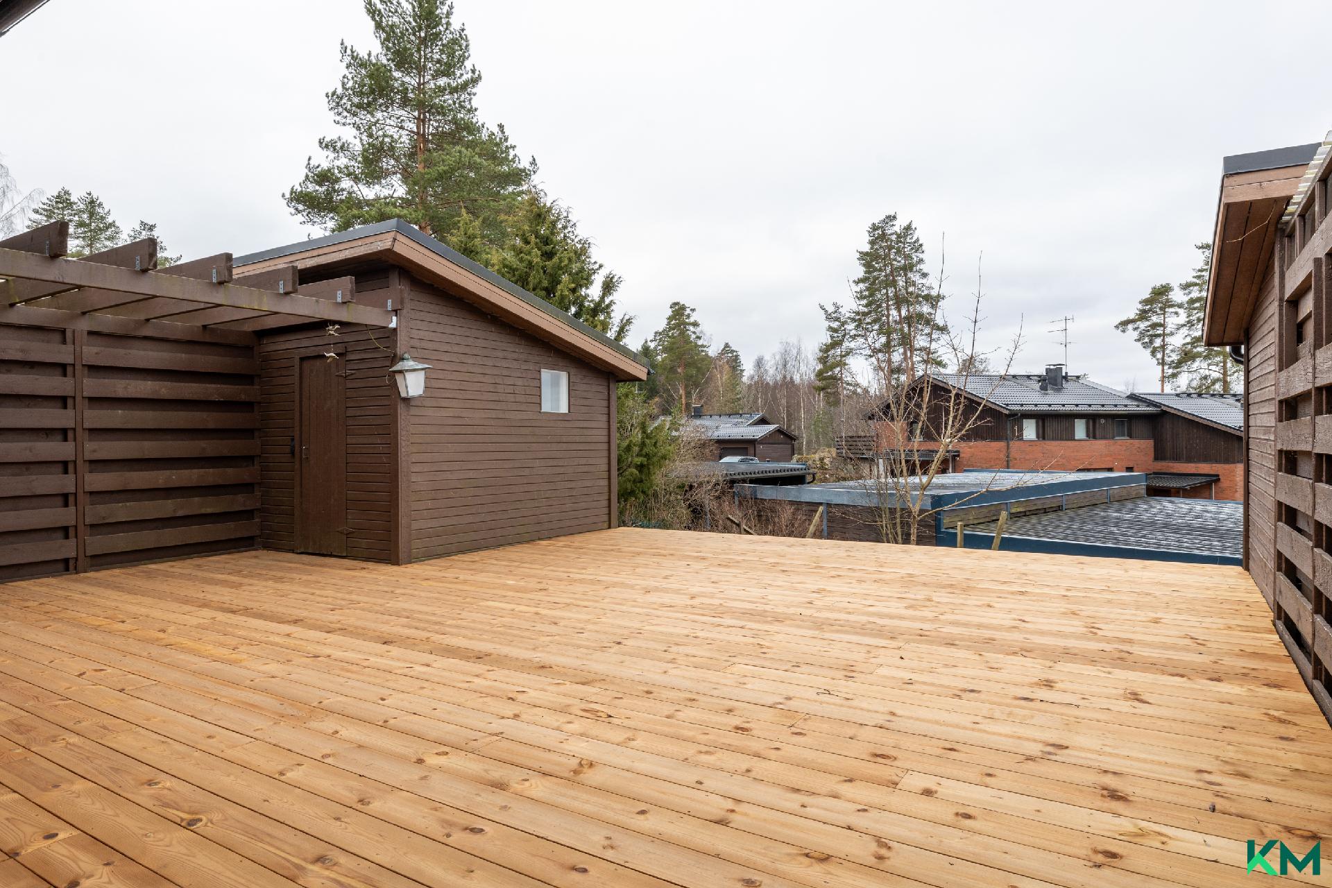 terassilta löytyy lämmin varasto