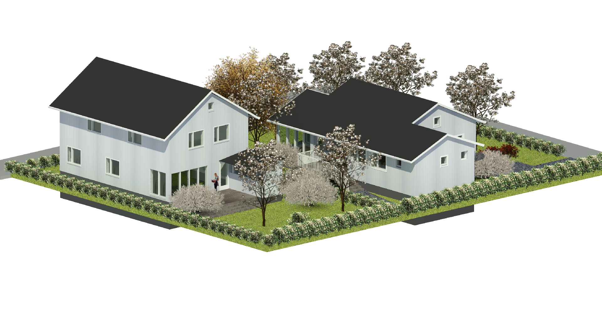 Arkkitehdin havainnekuvat uudisrakennuksista