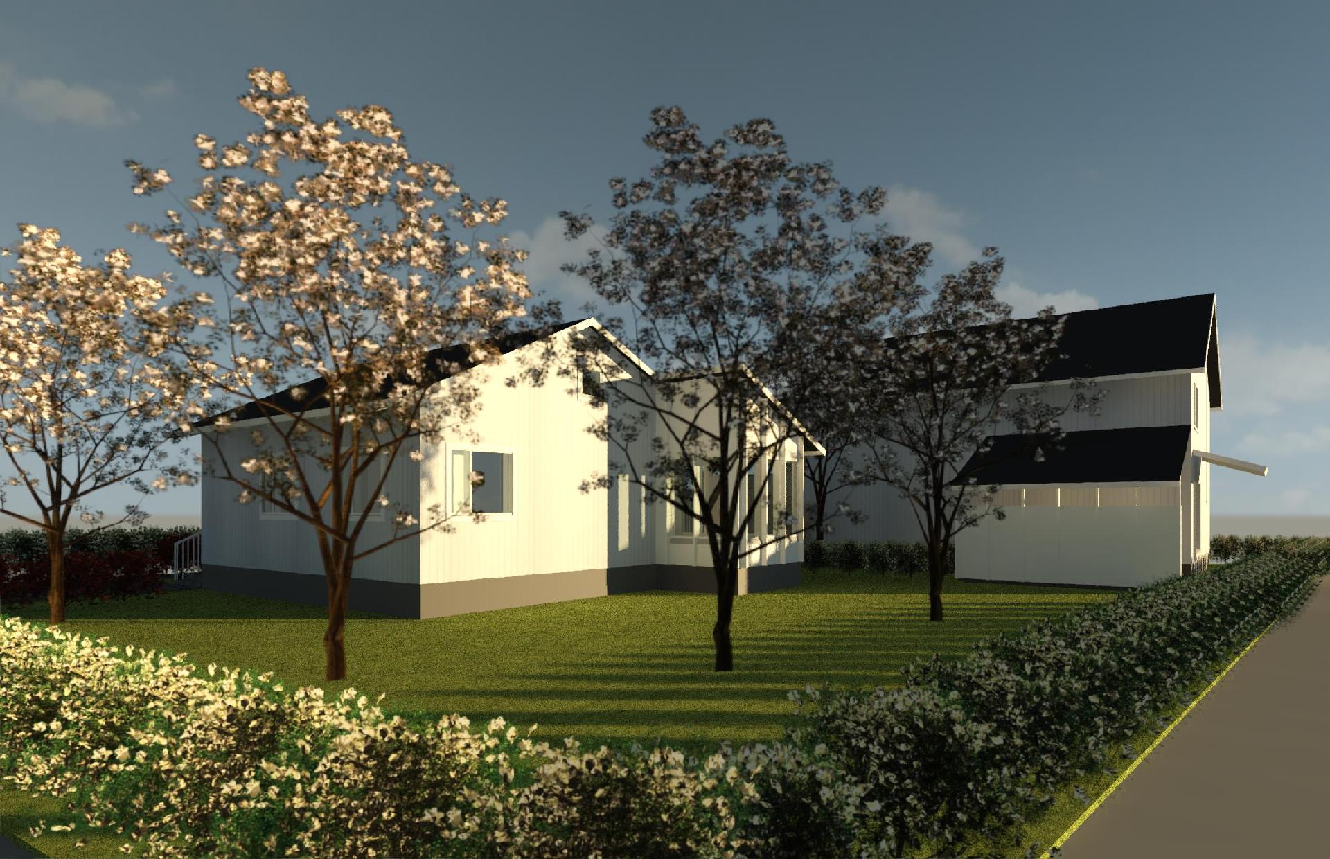 Arkkitehdin havainnekuvat uudisrakennuksista