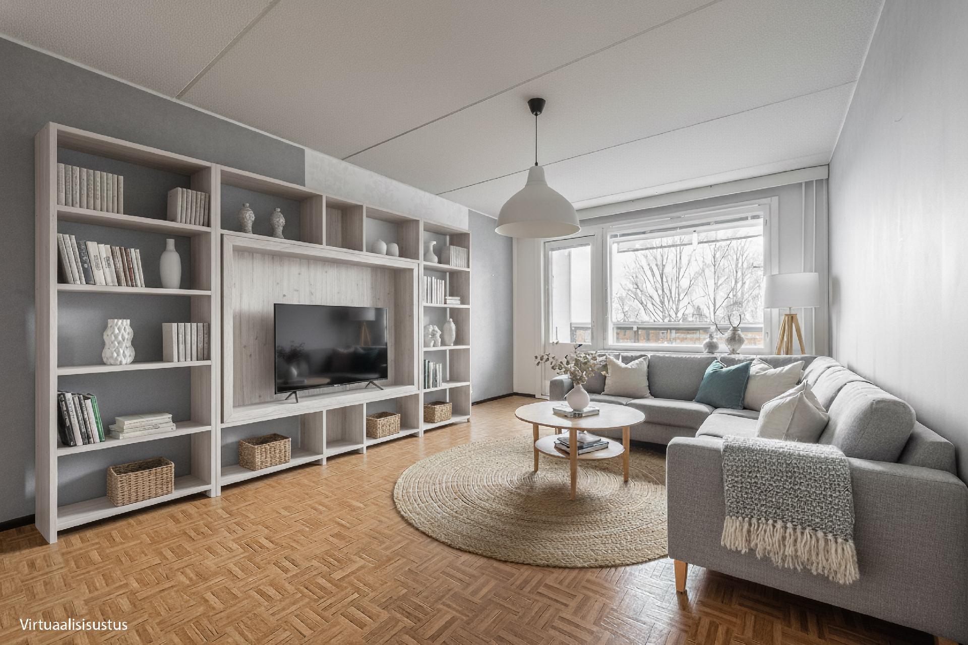 Digistailattu olohuone