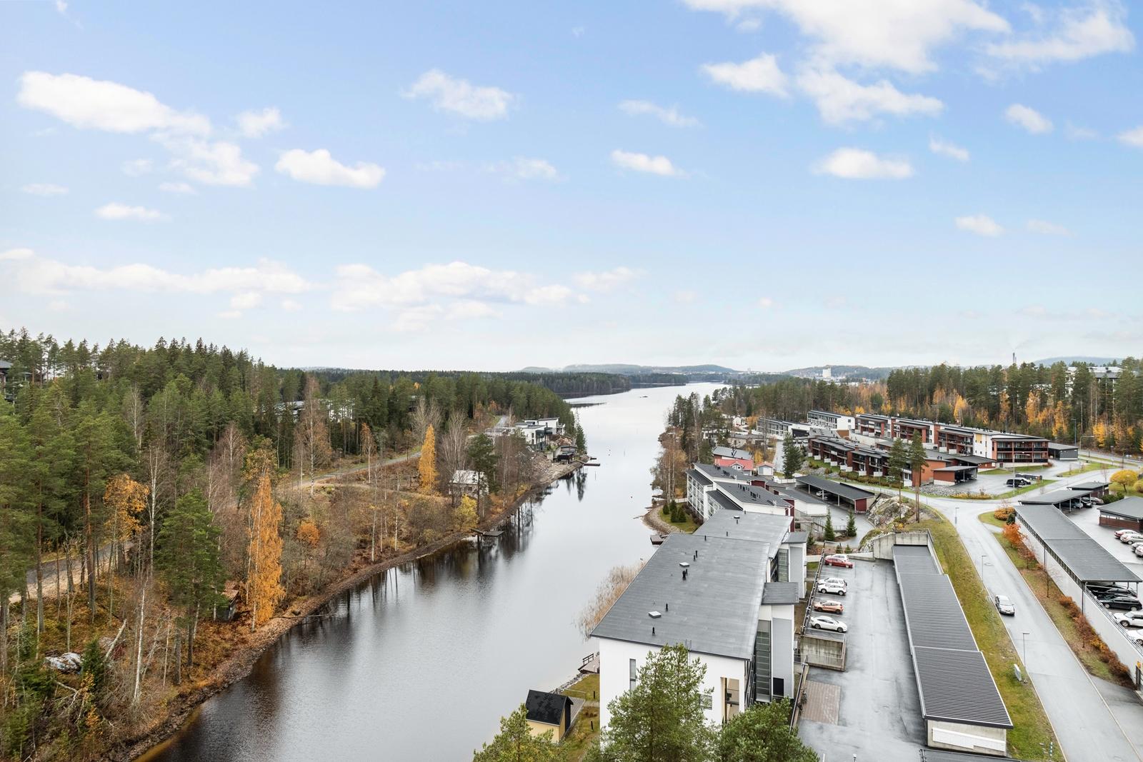Huikeat maisemat länteen